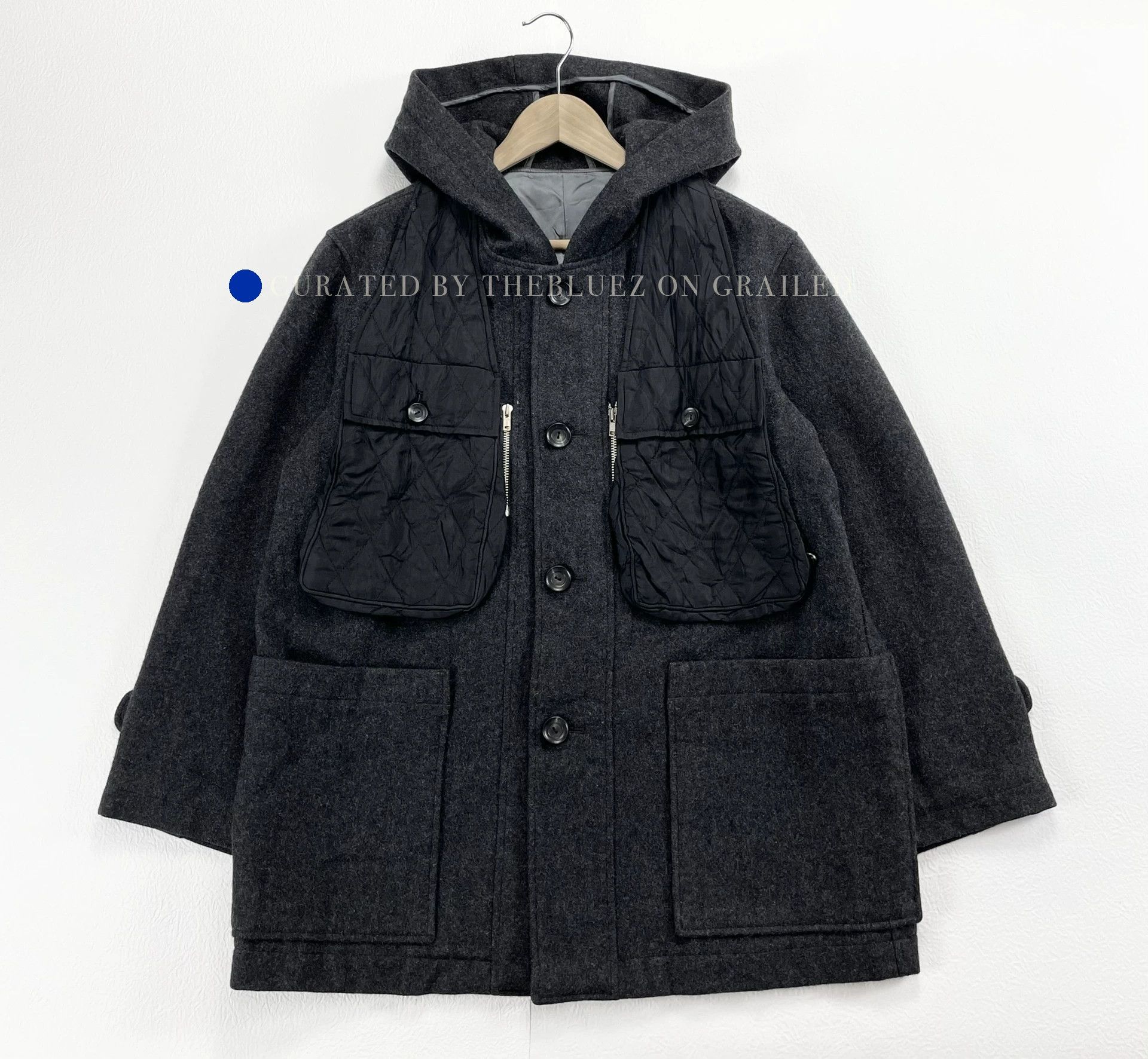 Issey Miyake Tactical Wool Detachable Pocket Jacket Size US M / EU 48-50 / 2 - 1 Thumbnail