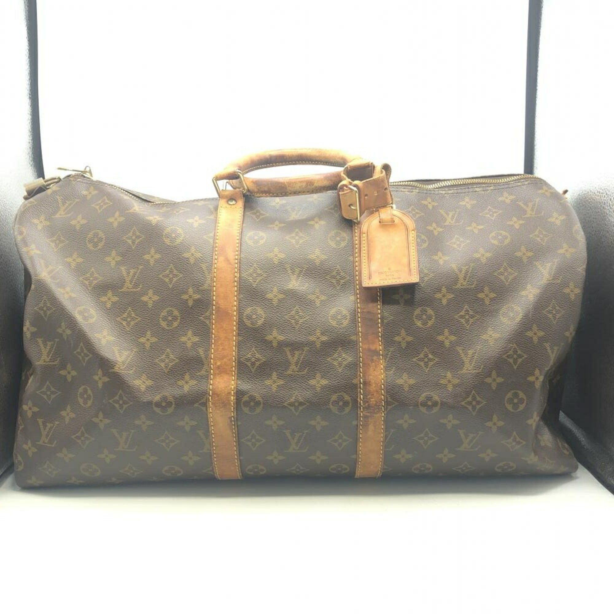 image of Louis Vuitton Monogram Keepall 55 Boston Bag M41424 Louis Vuitton, Women's