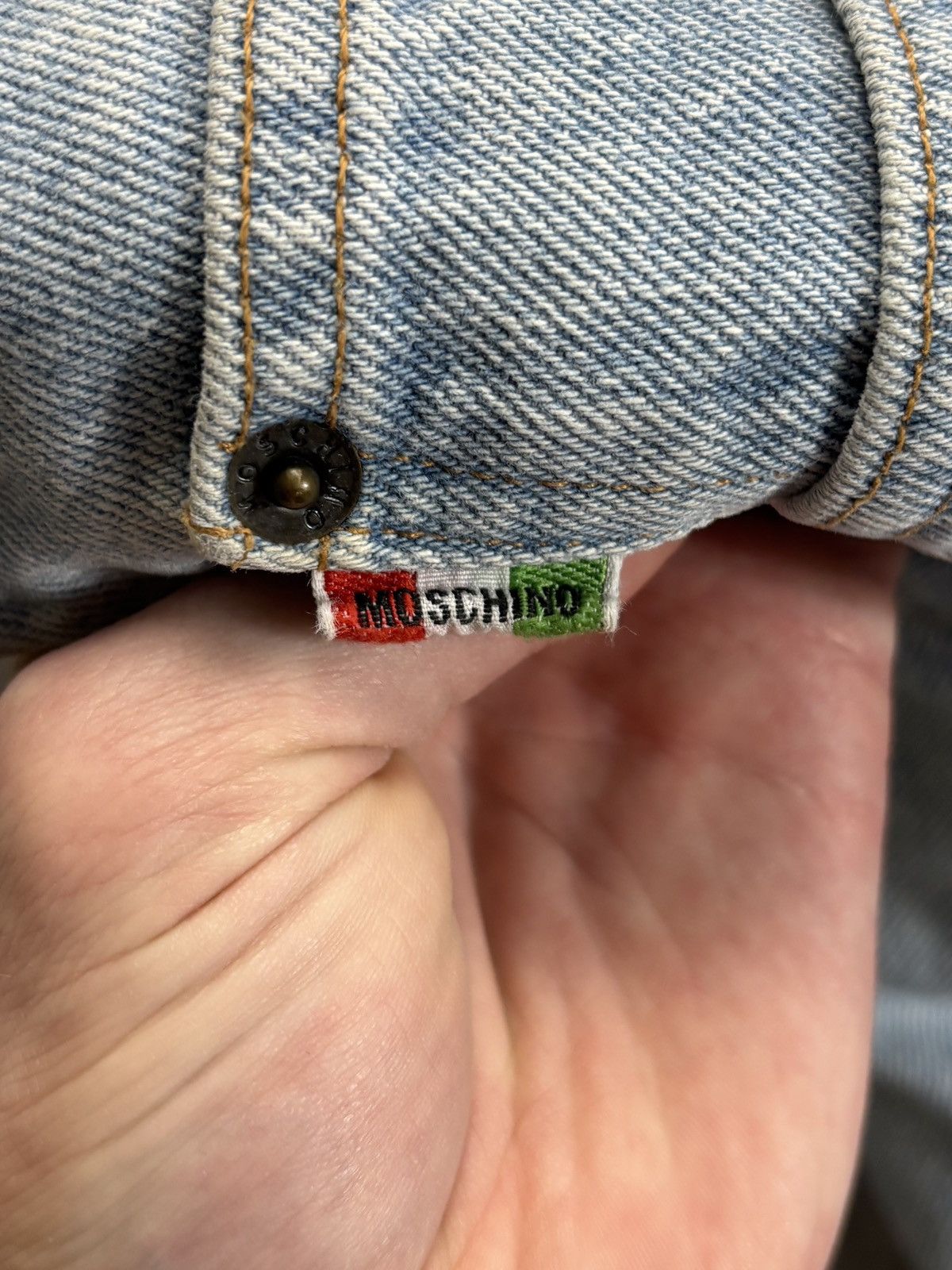 Moschino × Vintage Vintage Moschino Jeans 1990s 2000s Made in USA Denim Pants Size 27" / US 4 / IT 40 - 9 Thumbnail