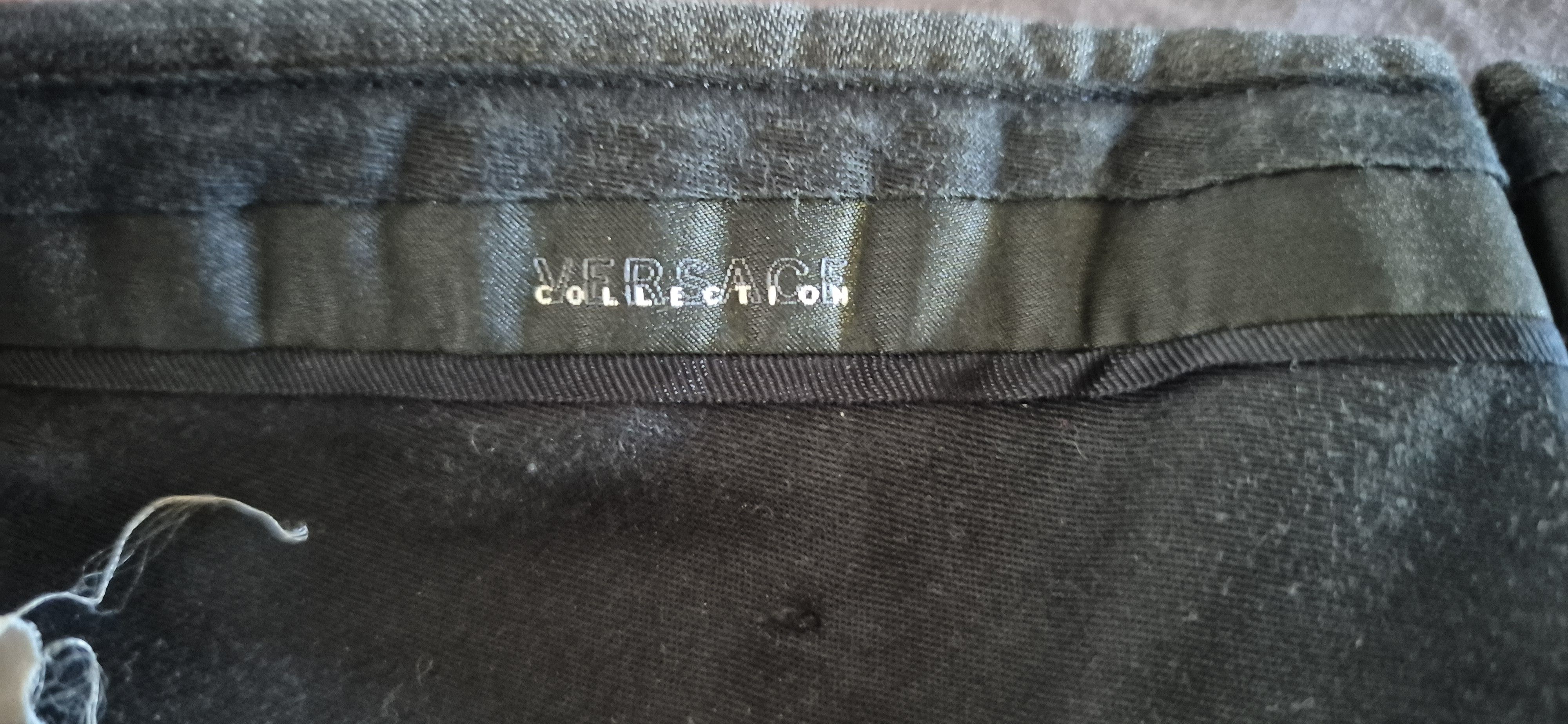 Versace Vintage Versace Pinstripe Suit Size 48R - 5 Thumbnail