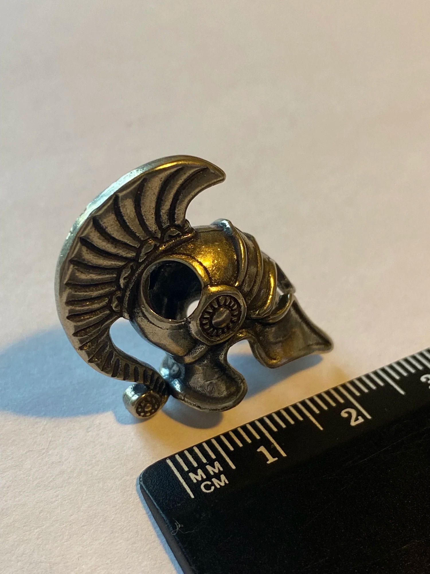 Handmade 3Pcs Spartan Roman Helmet Knife Beads Paracord Bead Zipper Size ONE SIZE - 3 Thumbnail