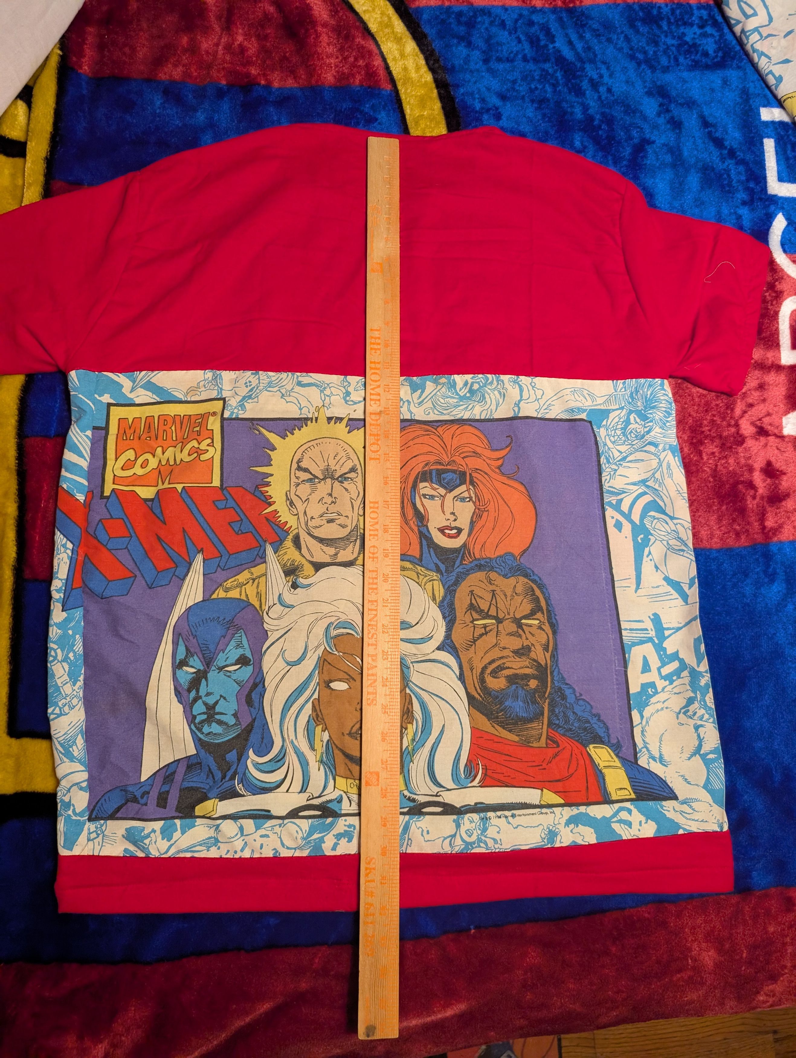 Other Custom Vintage Marvel 1994 X-men AOP Shirt Size US XL / EU 56 / 4 - 8 Thumbnail