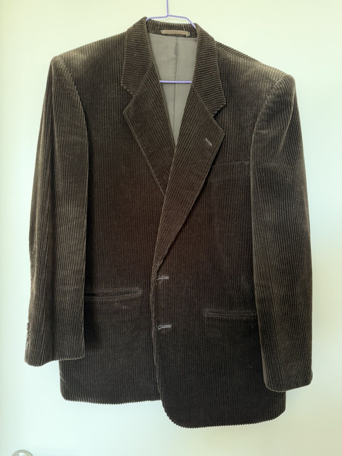 Comme des Garcons Homme Vintage Comme Des Garson Brown Corduroy Blazer Size 36R - 1 Thumbnail