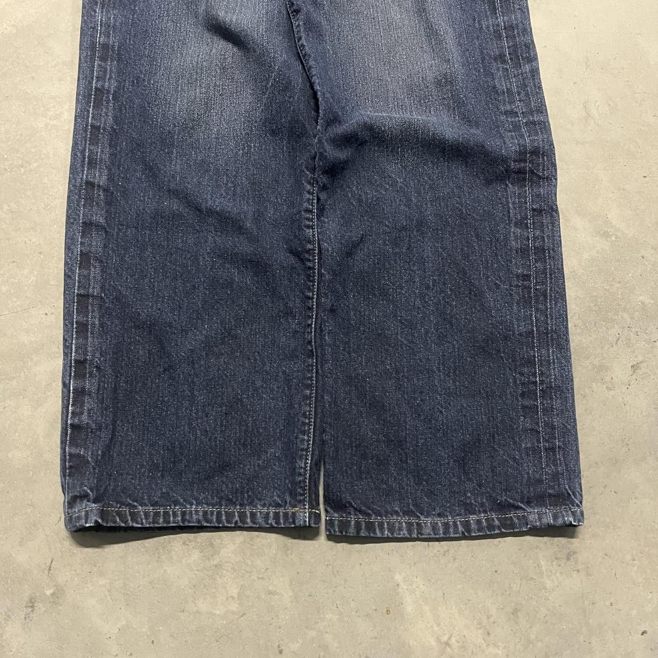 Vintage Vintage Y2K/2000s Grunge Dark Wash Denim jeans Skater Essential! Size US 36 / EU 52 - 4 Thumbnail
