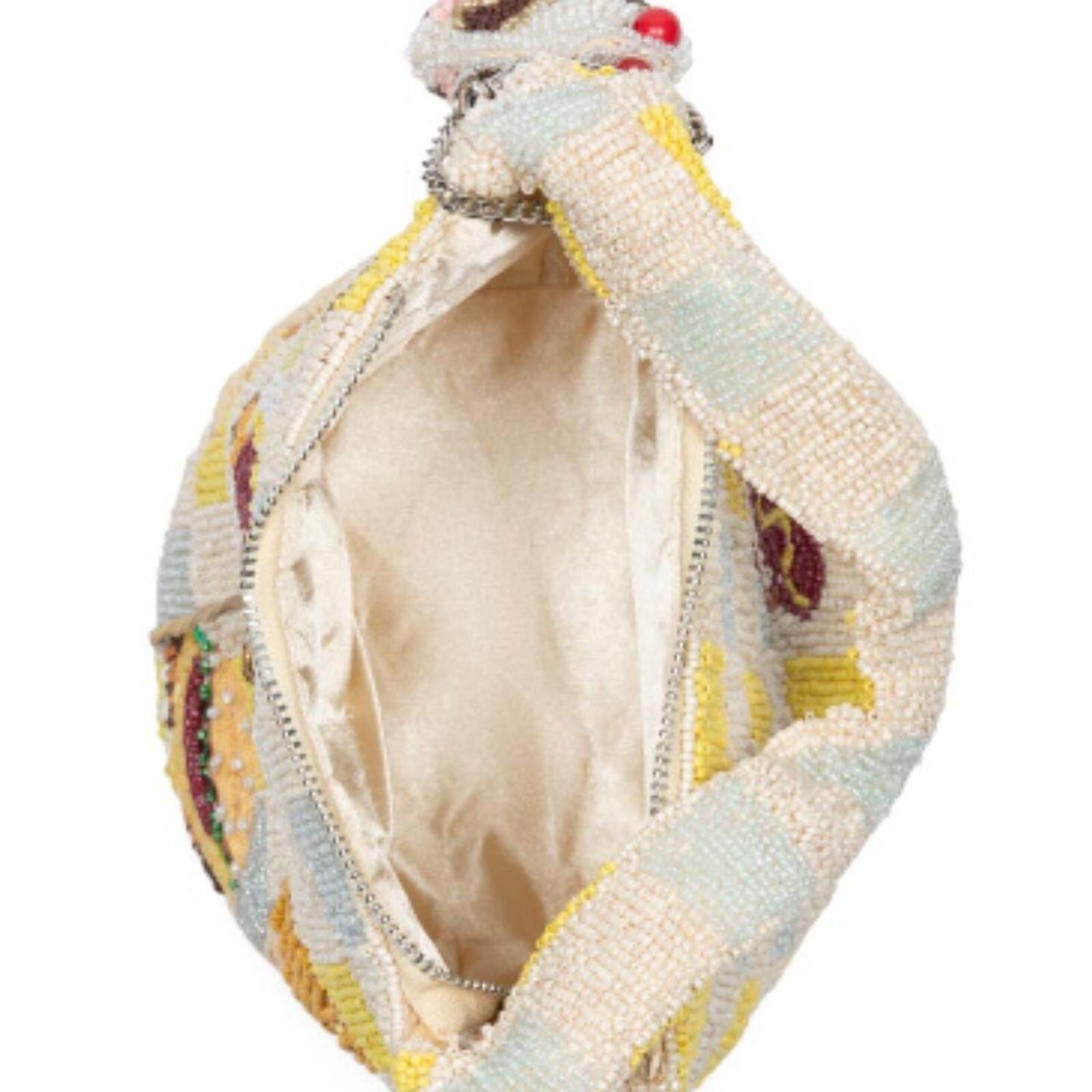 Marsell TikTok Viral Beaded Bag with Food Design Size ONE SIZE - 4 Thumbnail
