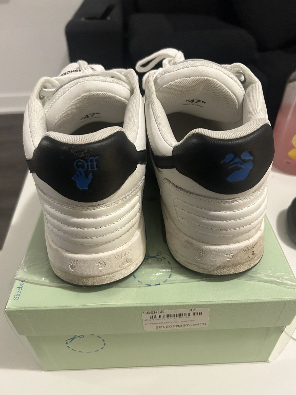 Off-White Off-White Out Of Office Sneakers Size US 13 / EU 46 - 3 Thumbnail