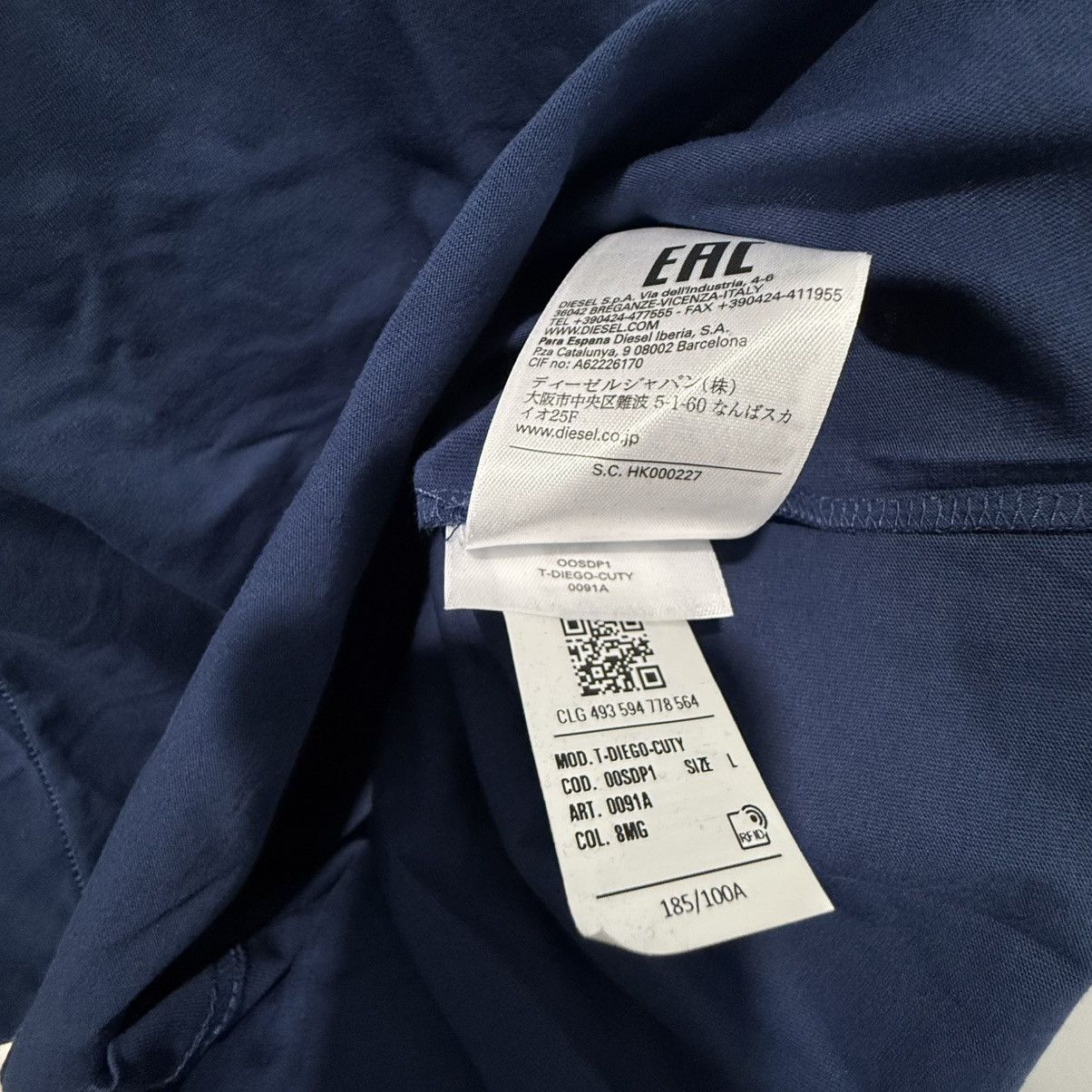 Diesel Diesel T-Shirt Size US L / EU 52-54 / 3 - 6 Thumbnail