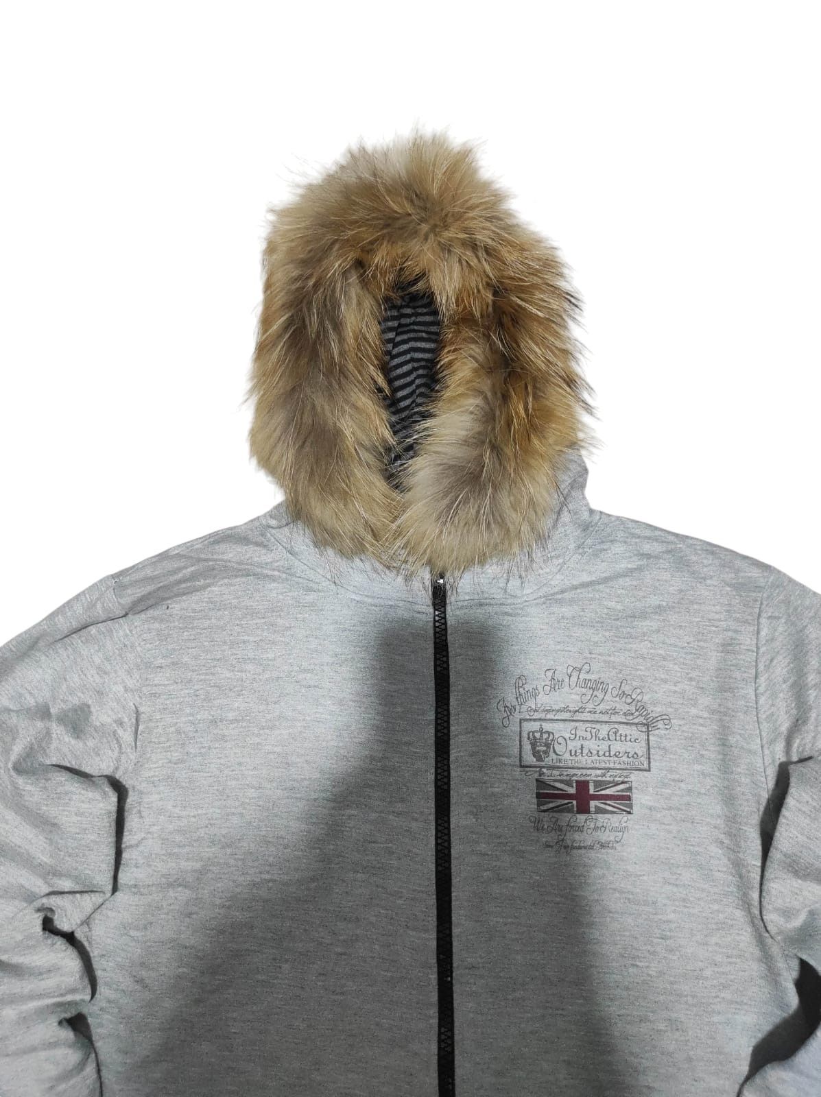 If Six Was Nine In The Attic Fur Hoodie ifsixwasnine lgb style Size US L / EU 52-54 / 3 - 3 Thumbnail