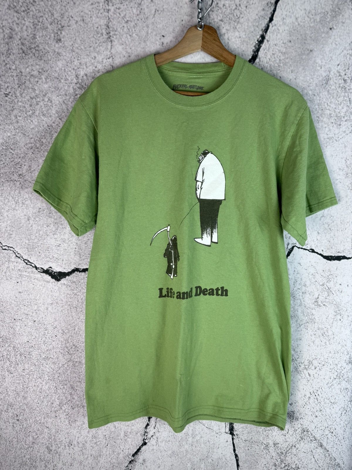 Fucking Awesome Fucking awesome life and death t-shirt Size US M / EU 48-50 / 2 - 1 Thumbnail