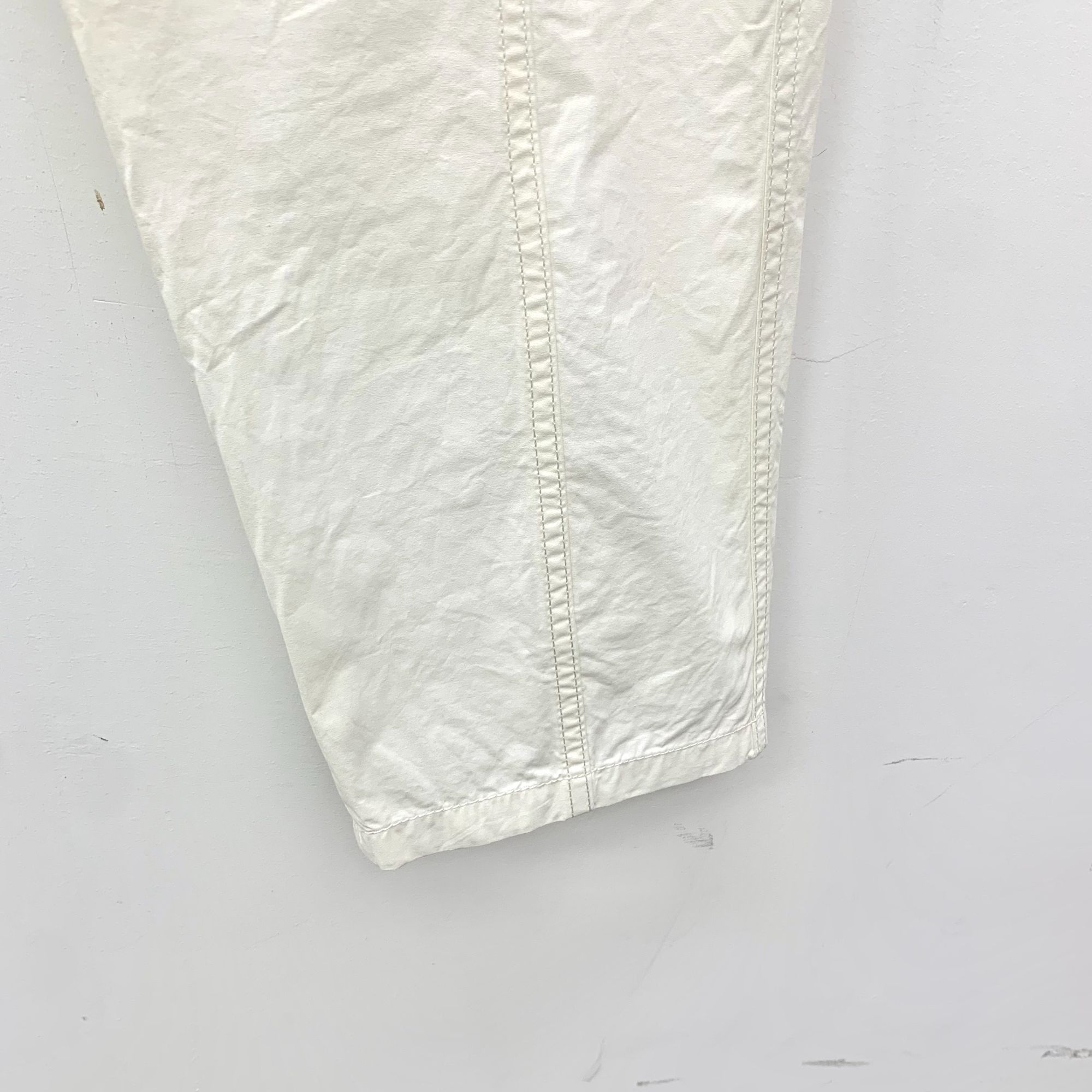Gucci Gucci White Cotton Drawstring Casual Trousers W/ Striped Web Size US 32 / EU 48 - 5 Thumbnail