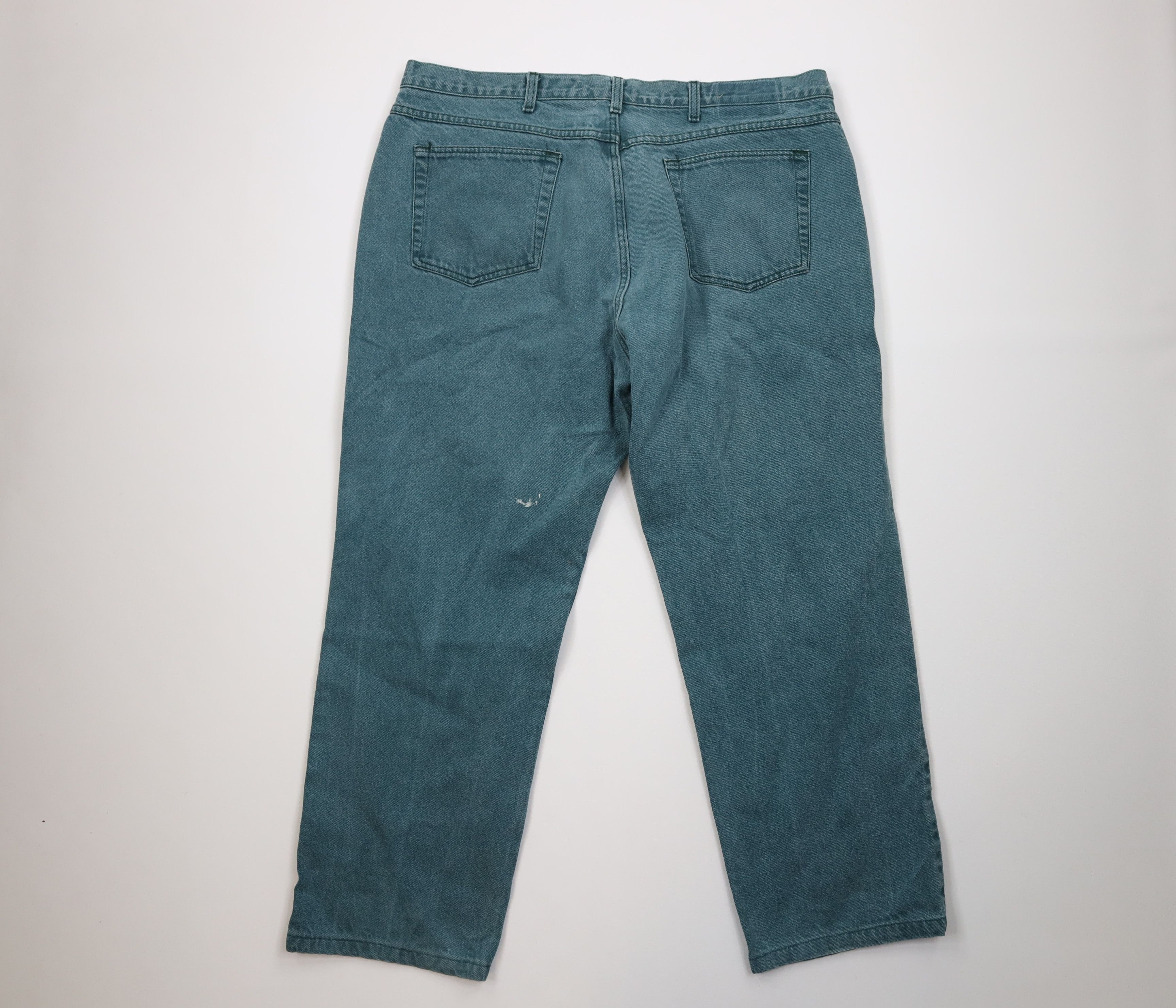 Eddie Bauer Vintage 90s Eddie Bauer Relaxed Fit Wide Leg Denim Jeans Size US 42 / EU 58 - 11 Thumbnail