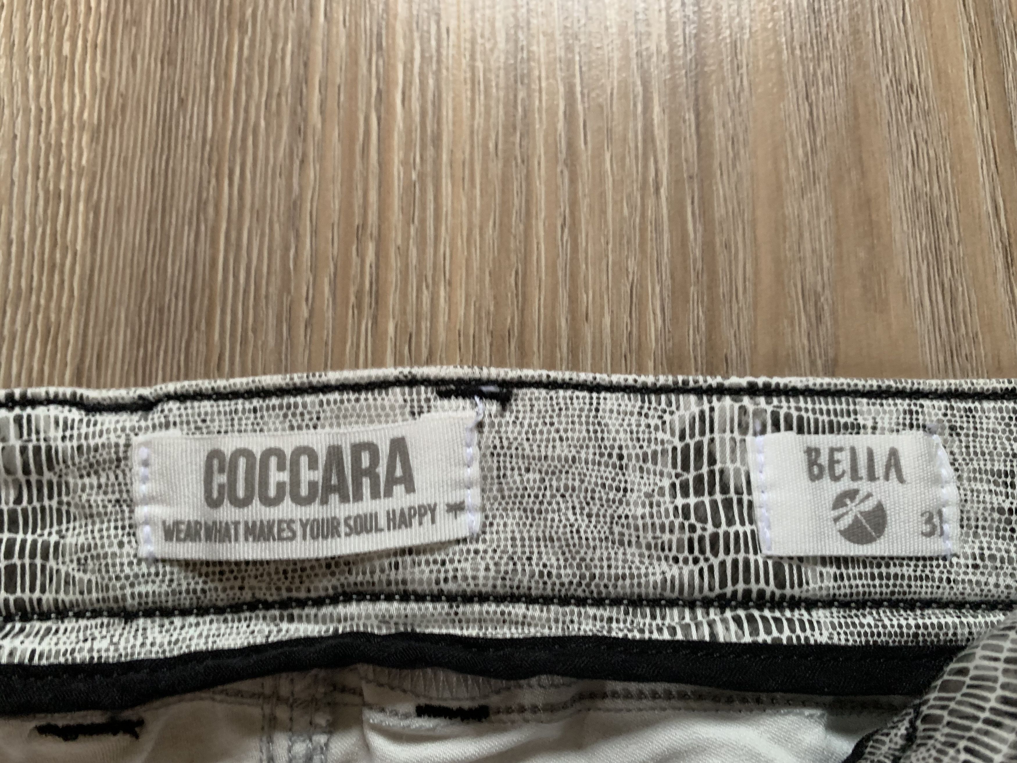 Denime × Designer Coccara Animal Print Jeans Piton Reptile Size 31" - 8 Thumbnail