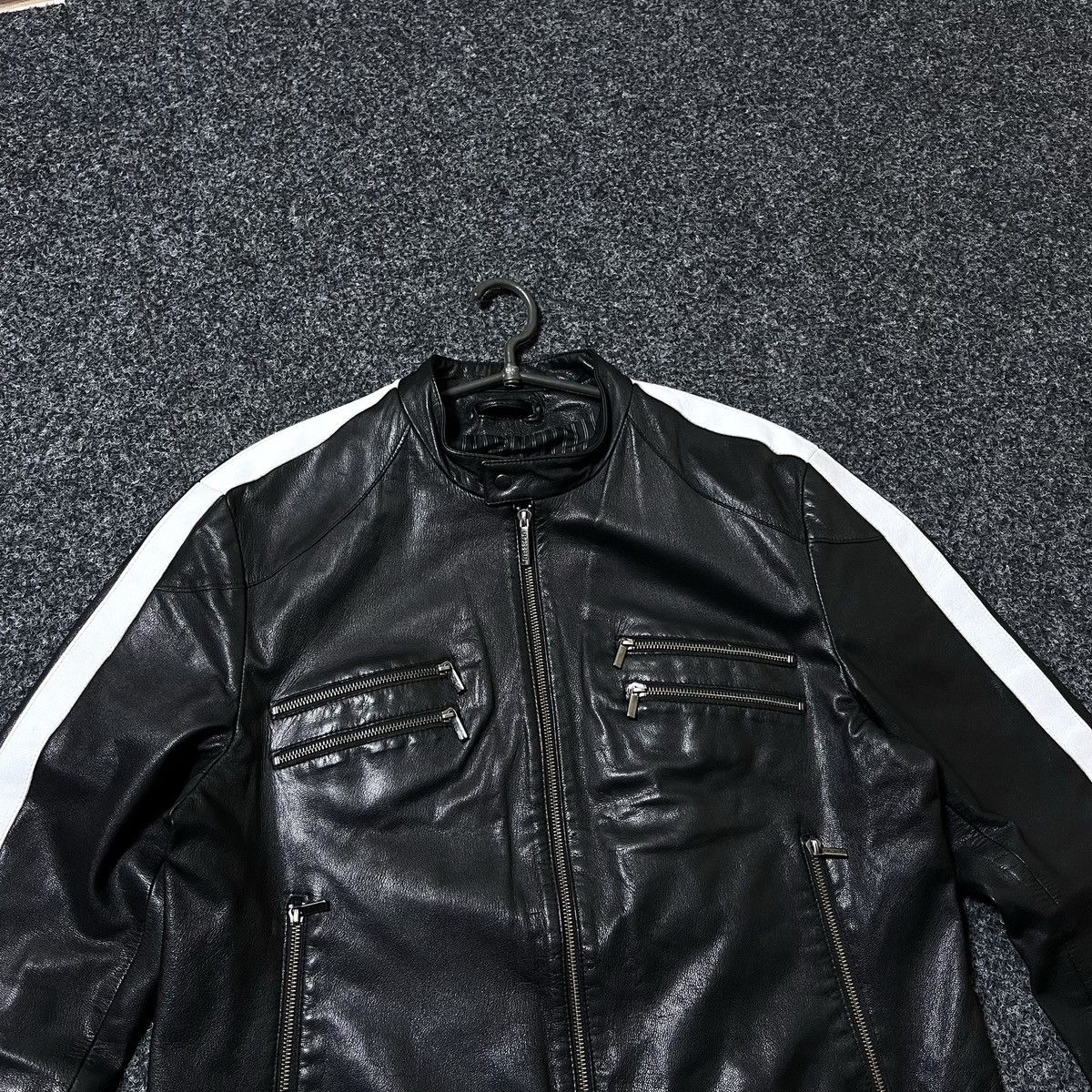 Karl Lagerfeld Karl Lagerfeld Leather jacket Size US L / EU 52-54 / 3 - 8 Thumbnail