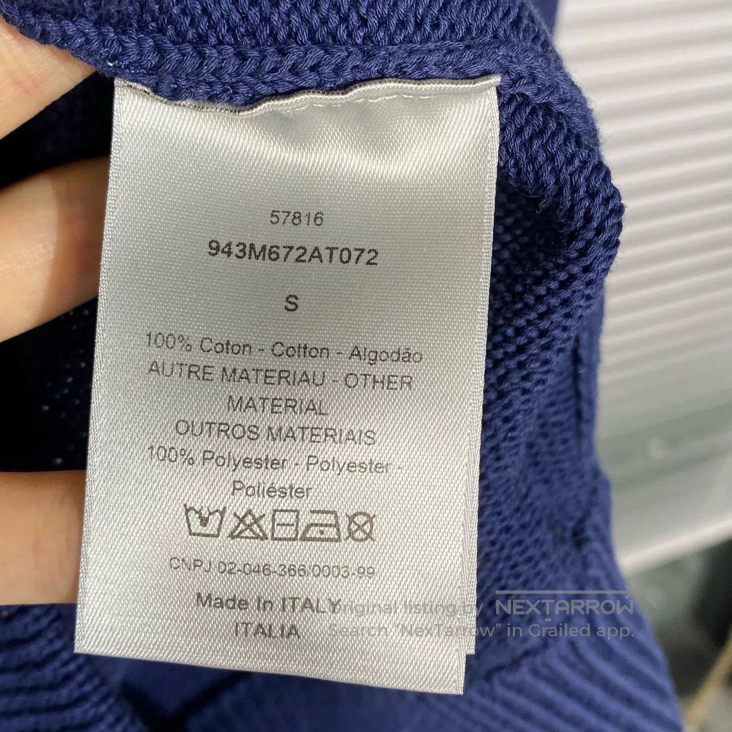 Dior dior knit sweater with logo details. Size US S / EU 44-46 / 1 - 4 Thumbnail