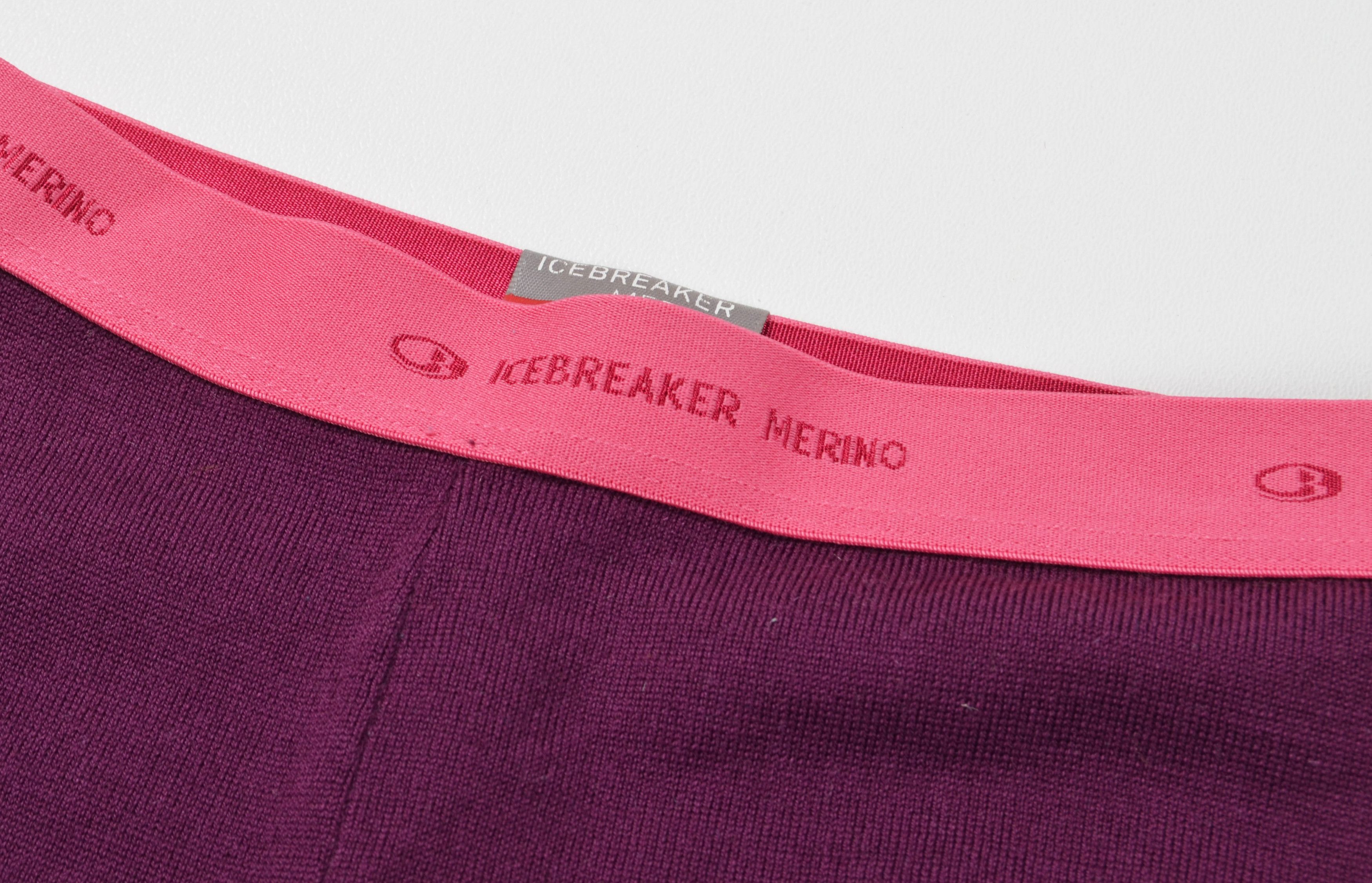 Icebreaker Icebreaker Merino Wool Purple Base Layer LeggingsThermal Size 22" - 4 Thumbnail