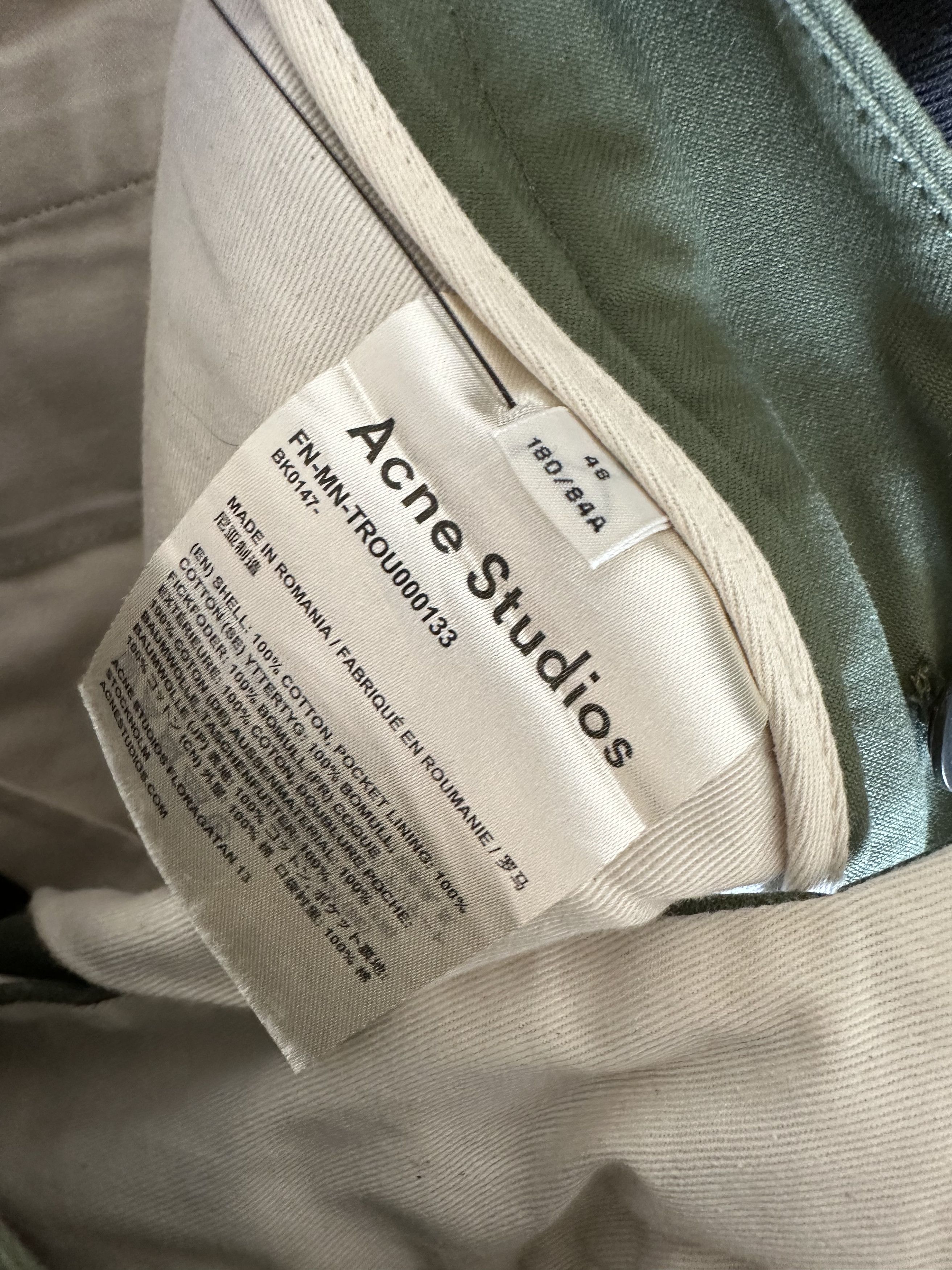 Acne Studios Acne Studios Pleated Trousers Size US 32 / EU 48 - 6 Thumbnail