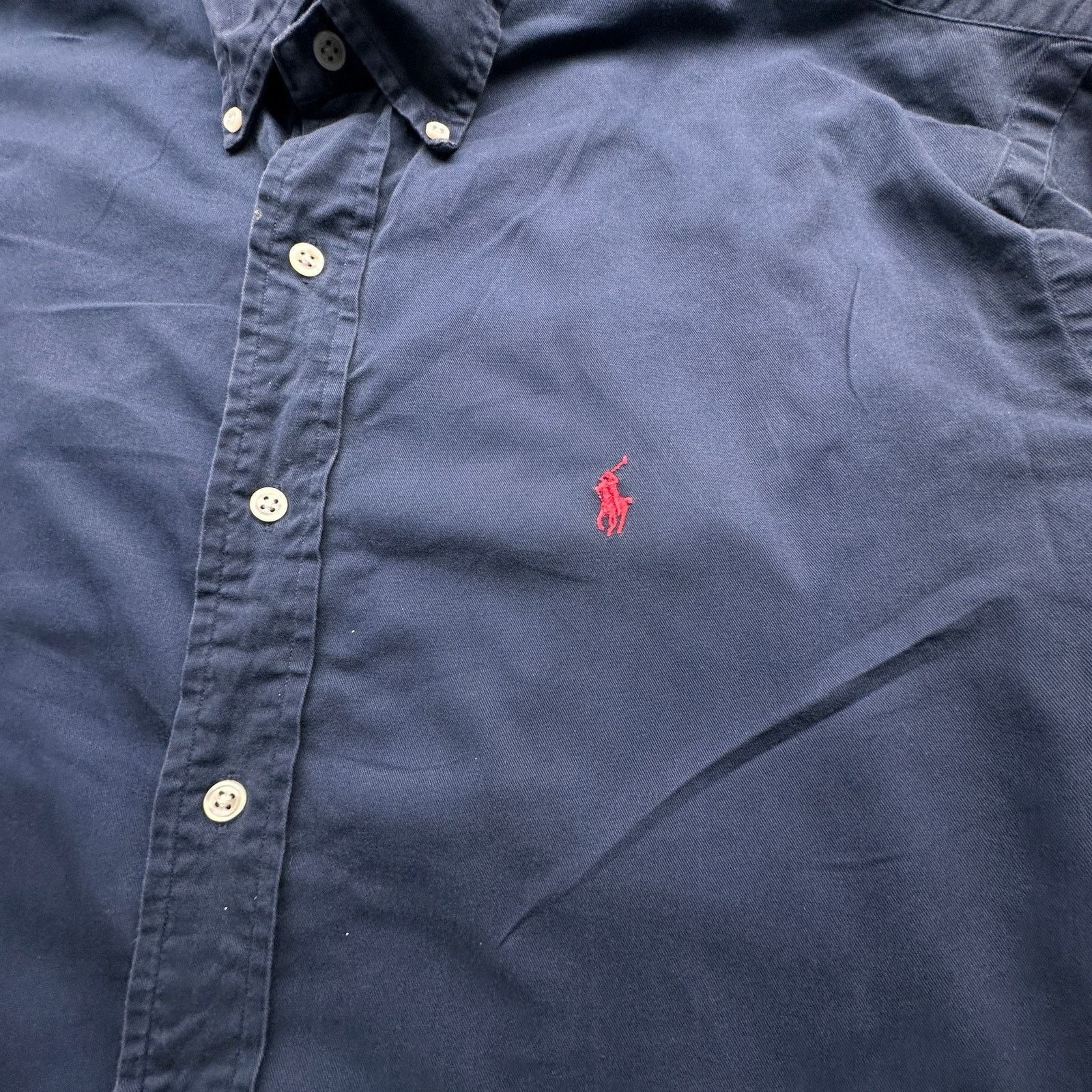 Ralph Lauren Ralph Lauren Blake Twill Button Down Shirt Mens Large Navy Size US L / EU 52-54 / 3 - 7 Thumbnail