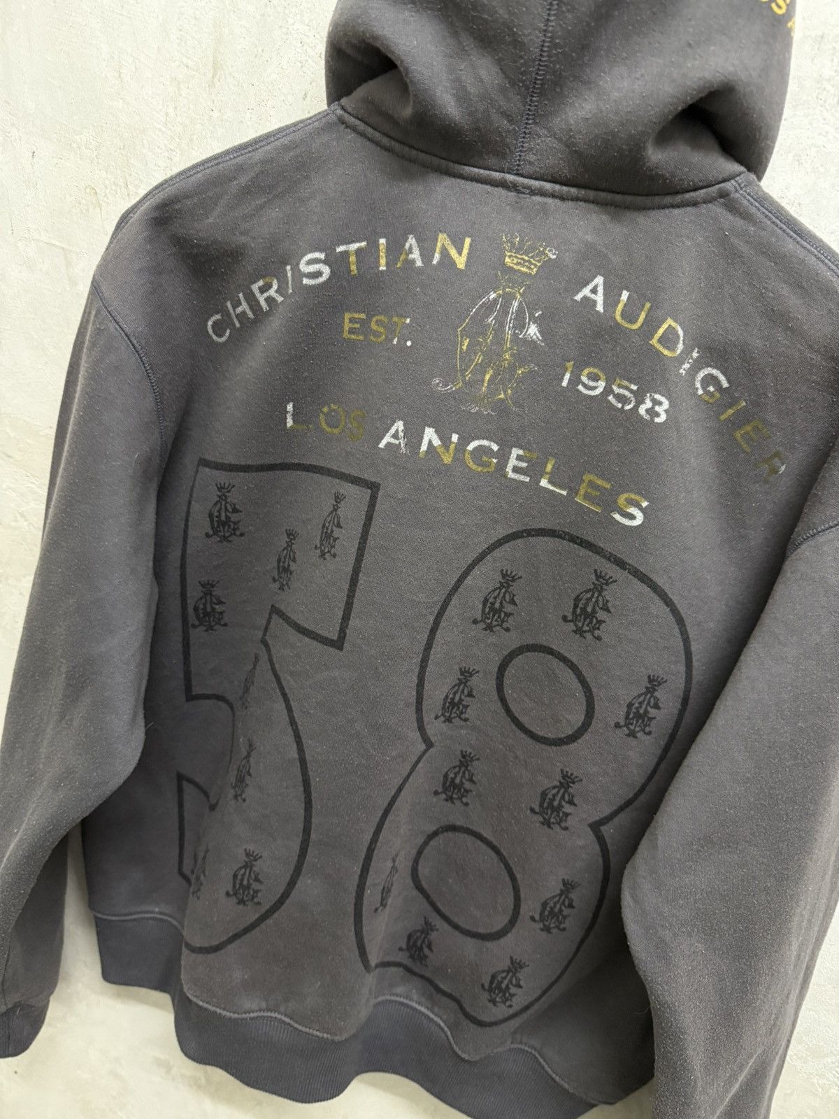 Christian Audigier 2000s Christian Audigier Zip Up y2k Hoodie Size US L / EU 52-54 / 3 - 4 Thumbnail