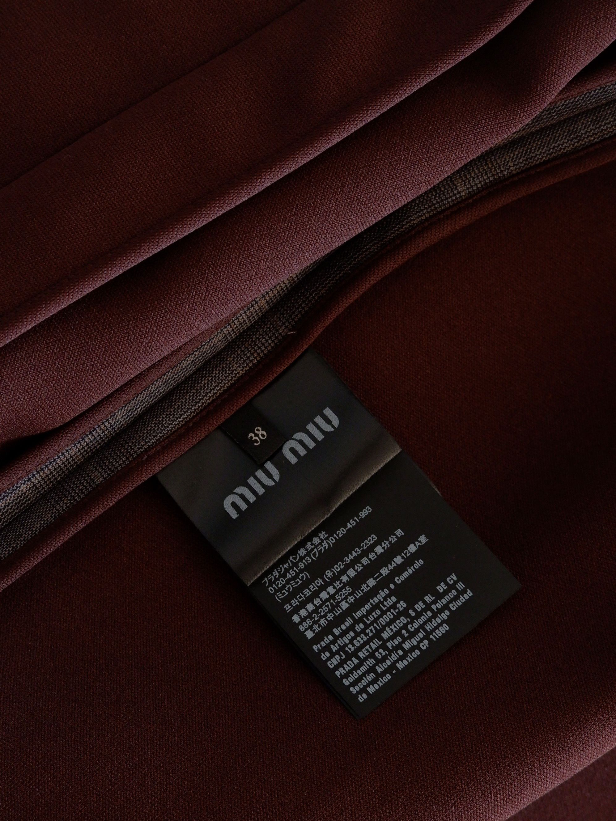 Miu Miu Last drop! 6k Miu Miu virgin wool bonded blouson Size US S / EU 44-46 / 1 - 8 Thumbnail