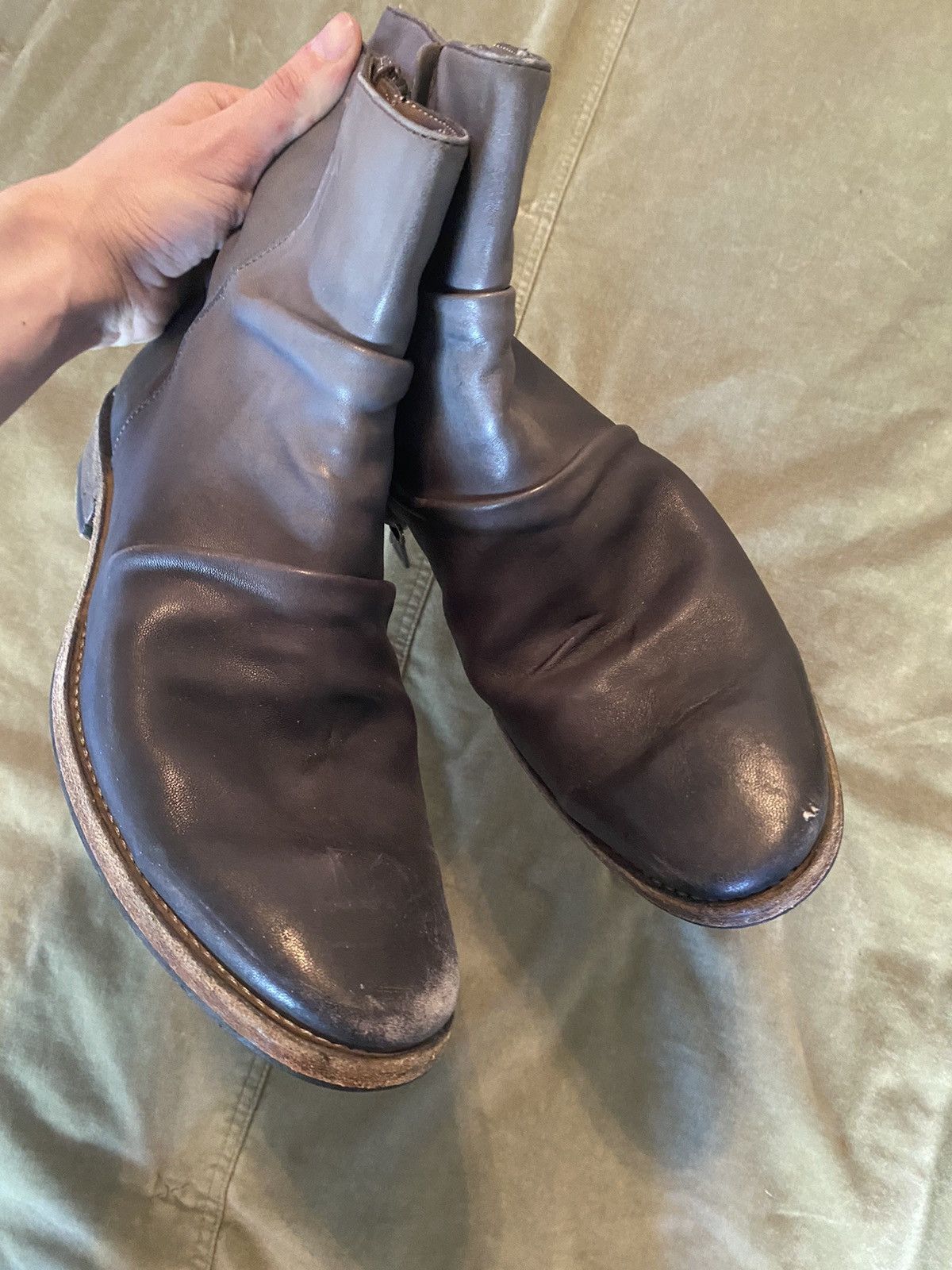 John Varvatos John Varvatos Morrison Sharpei Leather Boots Size US 8 / EU 41 - 4 Thumbnail
