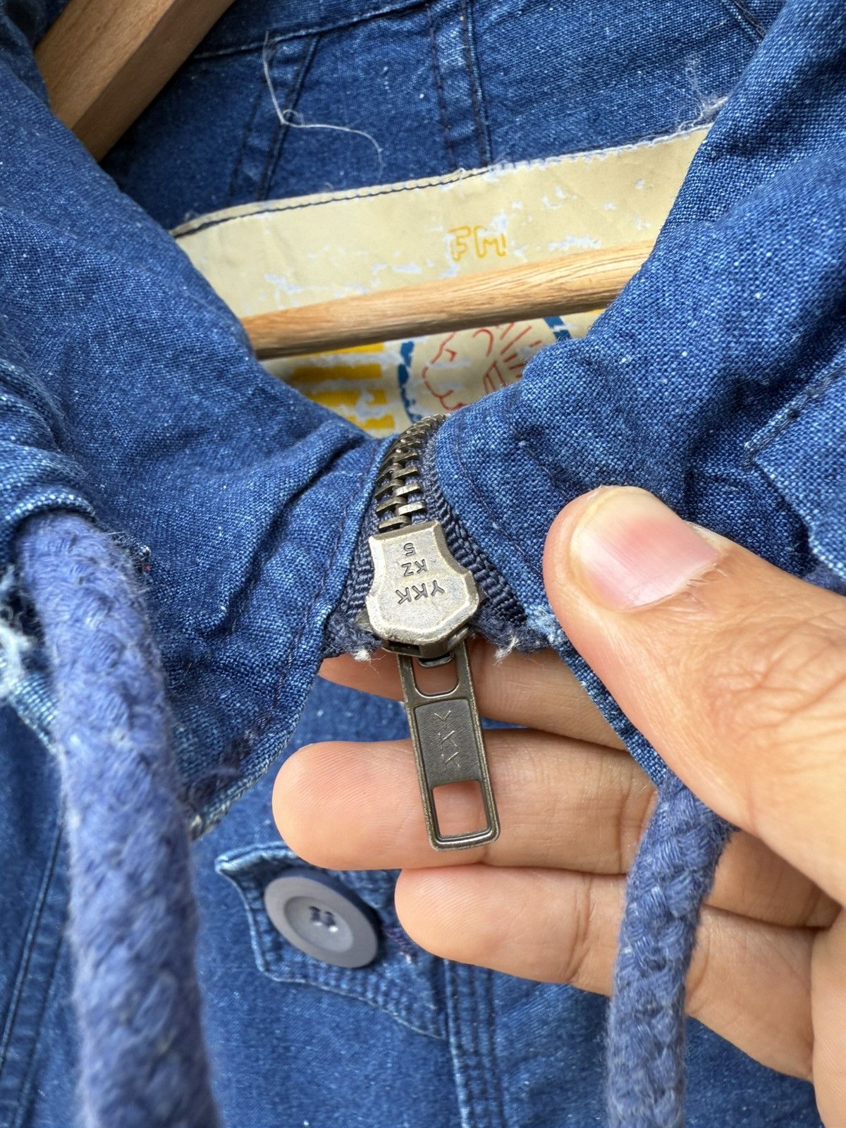 Indigo Vintage 90s Japanese Brand Indigo Blue Jacket Size US XL / EU 56 / 4 - 6 Thumbnail
