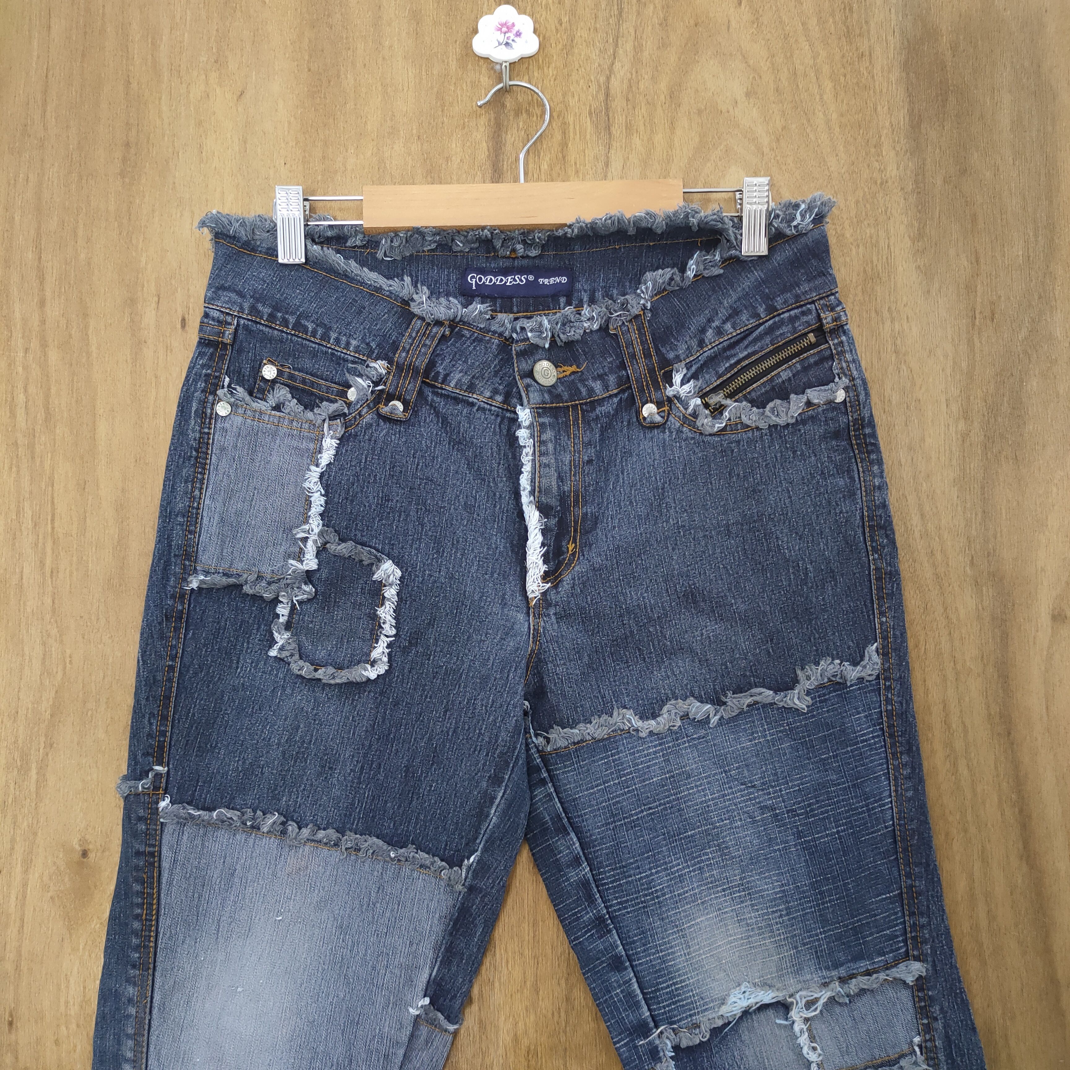 Japanese Brand VINTAGE JAPANESE HAGI SHASHIKO FLARED JEANS PANTS Size US 30 / EU 46 - 3 Thumbnail