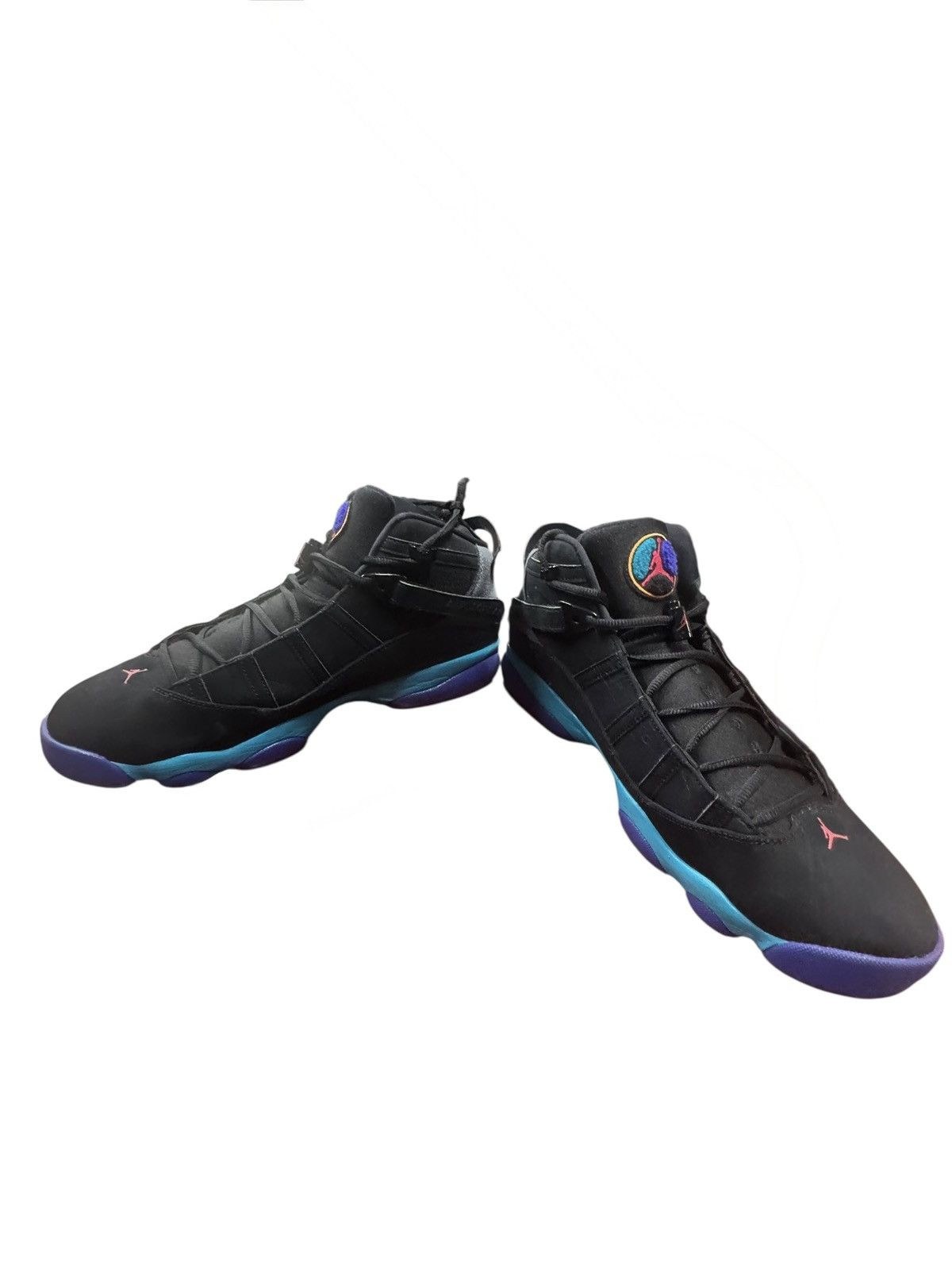 Jordan Brand Nike Jordan 6 Rings Aqua Black Red Flint Grey Mens Sz 13 Size US 13 / EU 46 - 7 Thumbnail