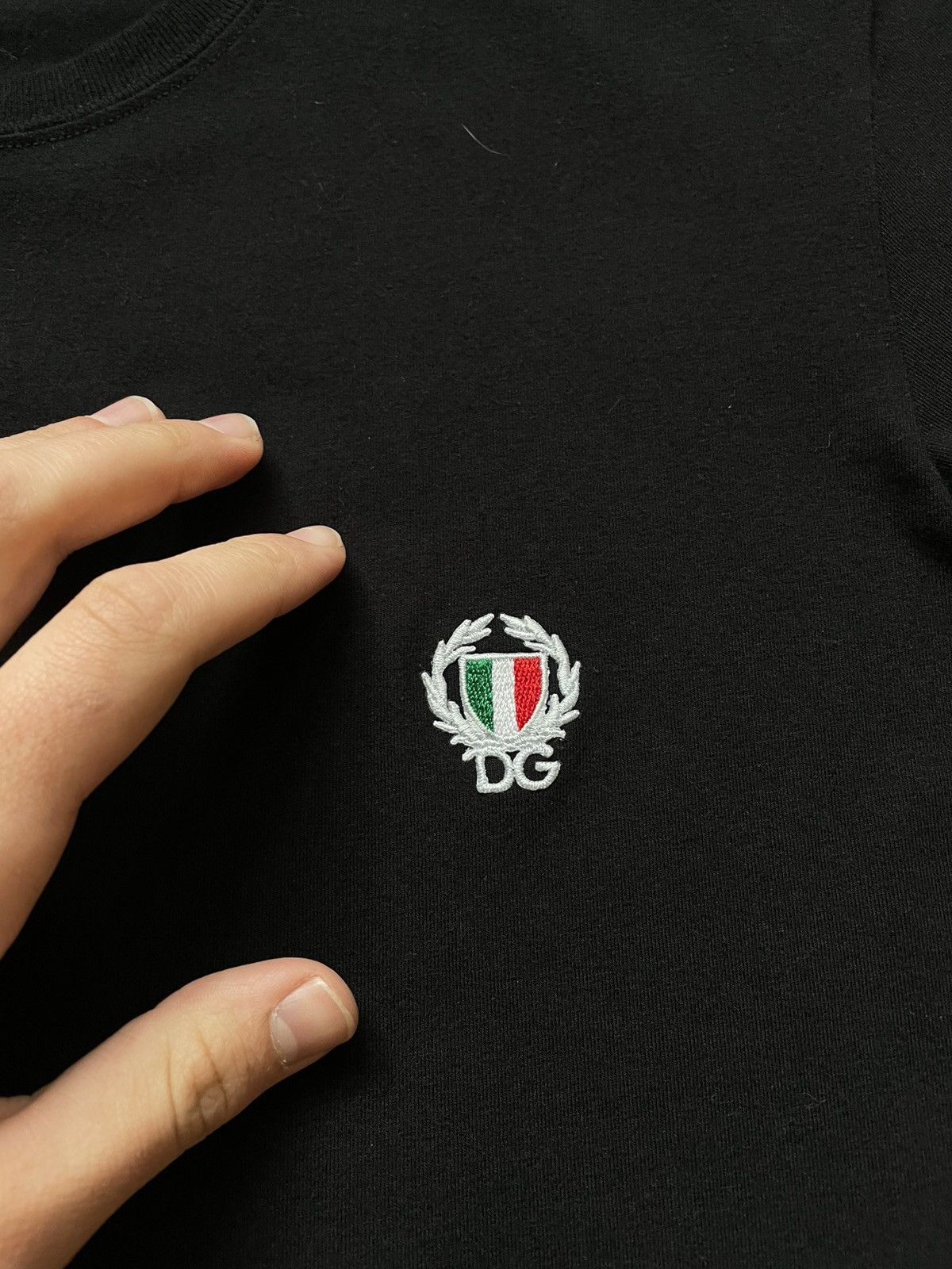 Dolce & Gabbana Dolce Gabbana Vintage T-Shirt Big Logo Mens Black Size US M / EU 48-50 / 2 - 2 Thumbnail