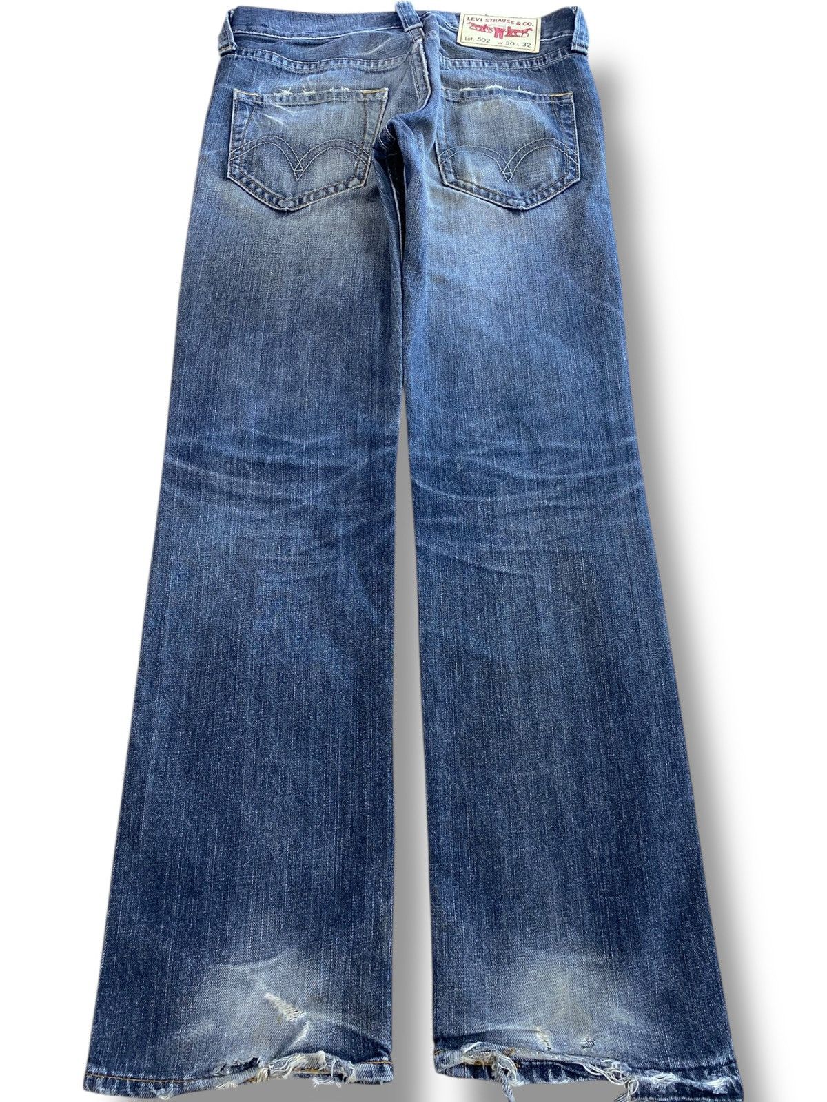 Levi's Levi’s_ Whiskered Mud Wash Straight Leg Style Jeans Size US 32 / EU 48 - 3 Thumbnail