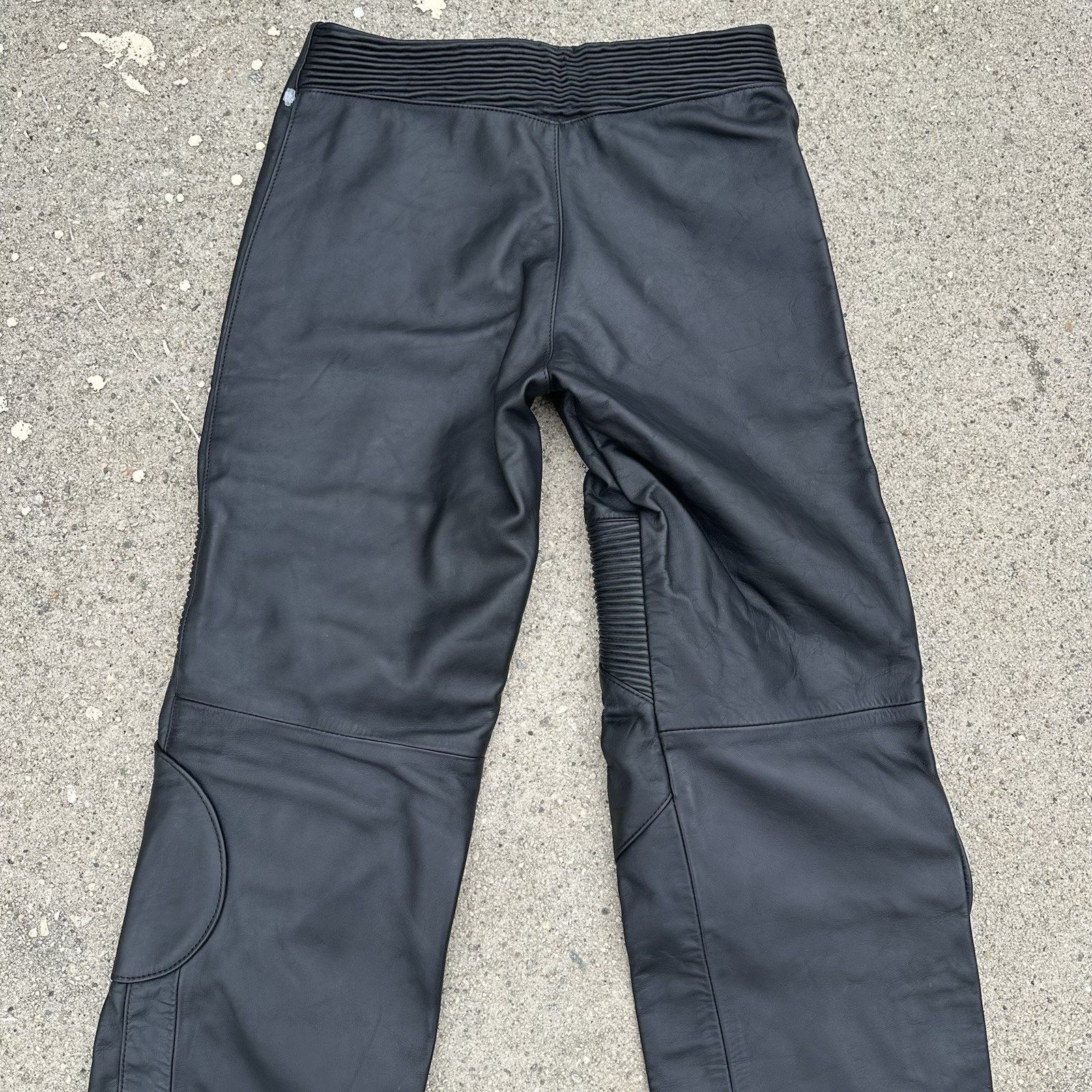 Harley Davidson × Leather × Vanson Leathers NWT Harley Davidson x Vanson Black Leather Pants Size 8 Size 28" / US 6 / IT 42 - 5 Thumbnail