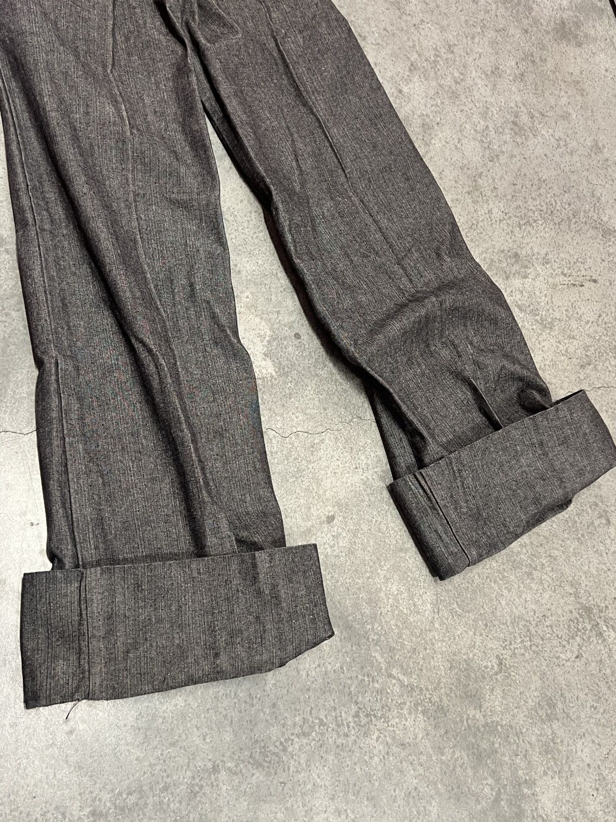 Vintage Y2K 2000's VTG Vintage Denim Factoria Retro Emo Black Jeans Size 24" / US 00 / IT 34 - 9 Thumbnail