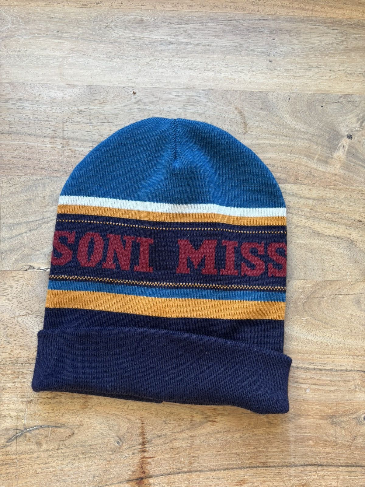 Missoni Missoni Logo Wool Blend Beanie Size ONE SIZE - 1 Thumbnail