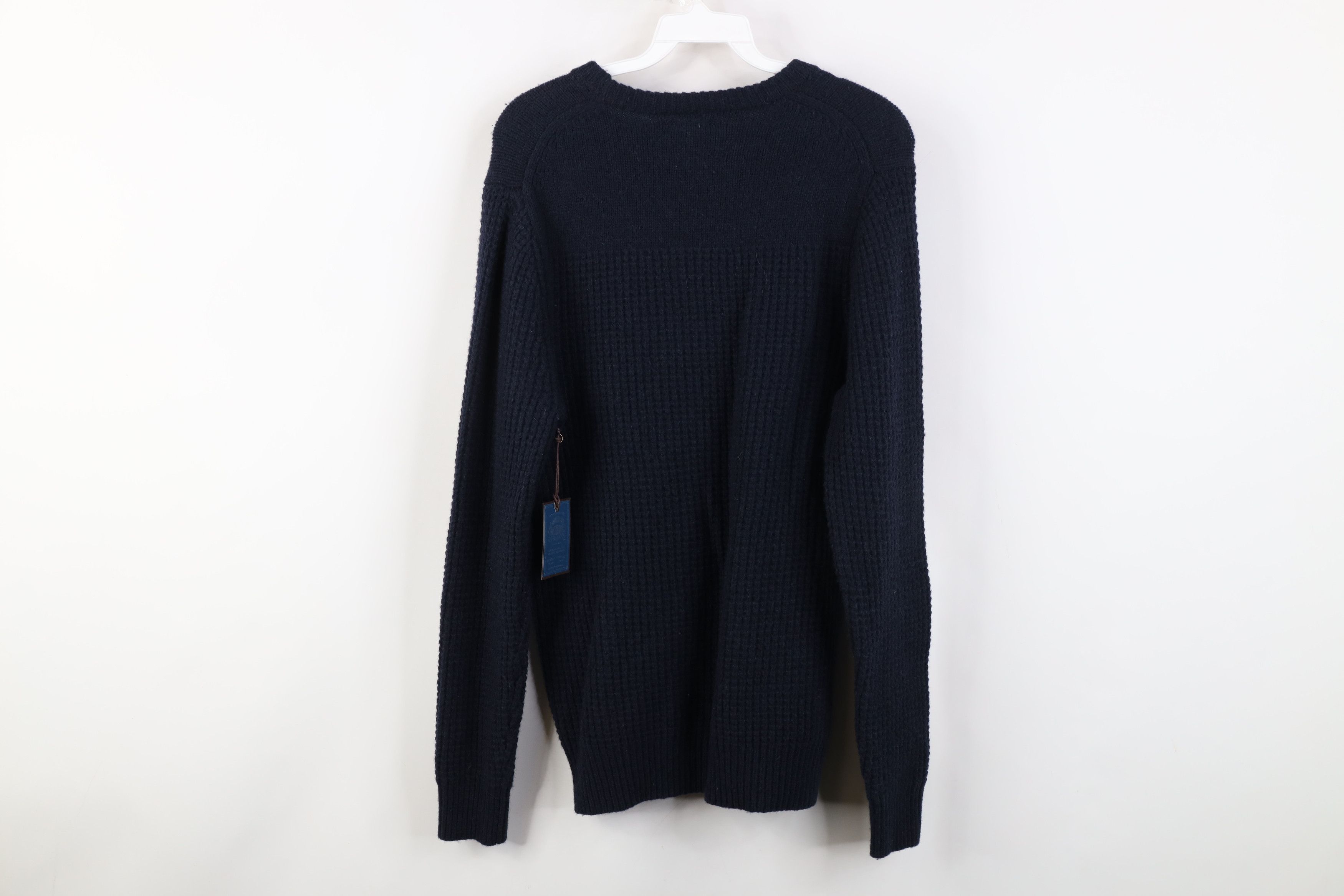Vintage Deadstock Vintage Y2K Streetwear Lambswool Knit Sweater Blue Size US S / EU 44-46 / 1 - 9 Thumbnail