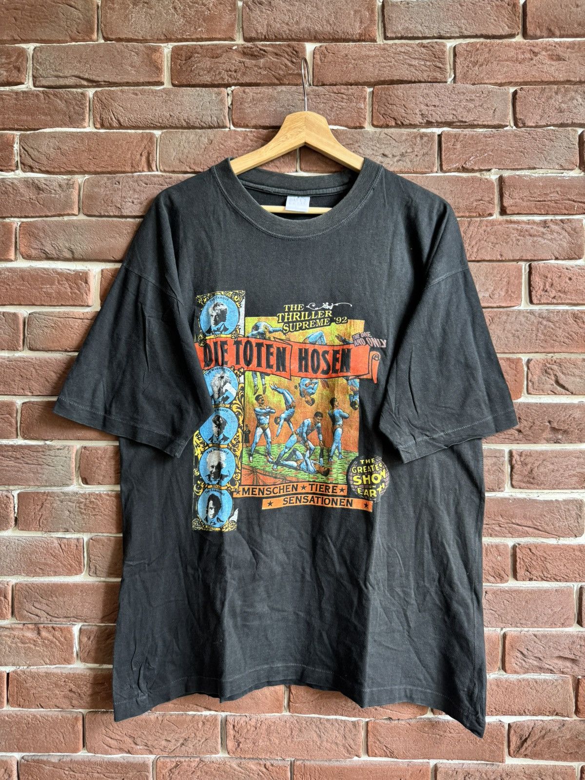 Band Tees Vintage 1992 Die Toten Hosen Thriller Supreme 90s Band Tee Size US XL / EU 56 / 4 - 1 Thumbnail