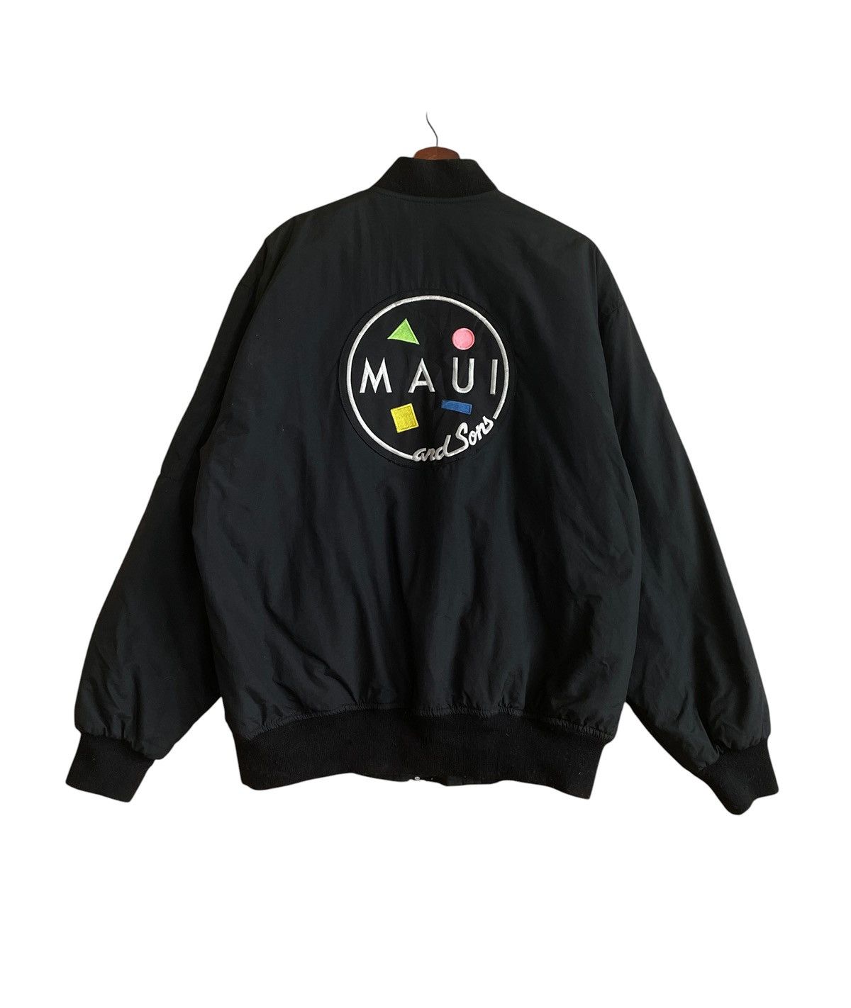 Maui and Sons Vintage Brand Maui & Sons Bomber Jacket 1990s Size US XL / EU 56 / 4 - 2 Thumbnail