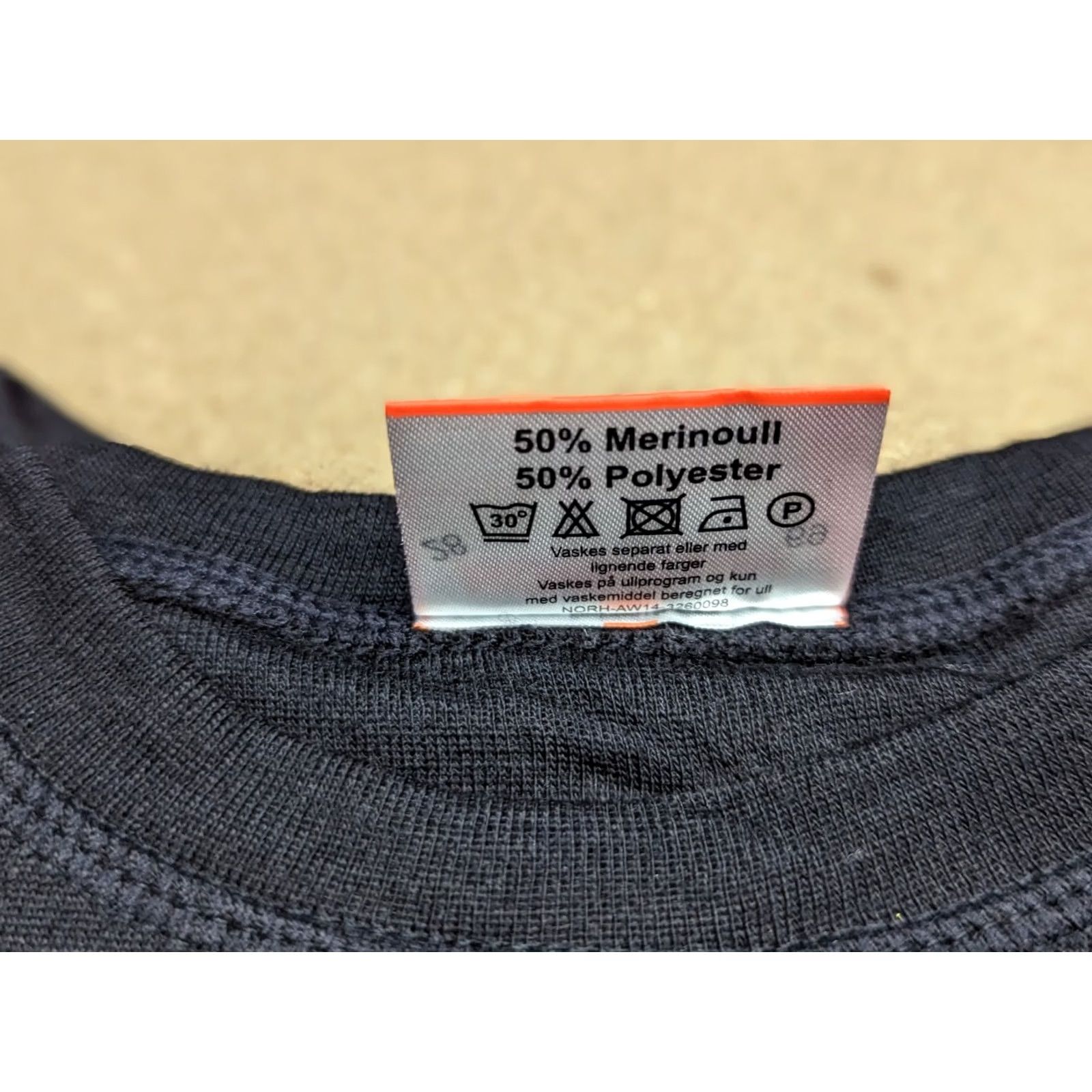Vintage Norheim Base Layer Shirt Mens Medium Outdoor Sport Ski Wool Blend Mountain Shirt Mens Athletic Black 90s? Size US M / EU 48-50 / 2 - 7 Thumbnail