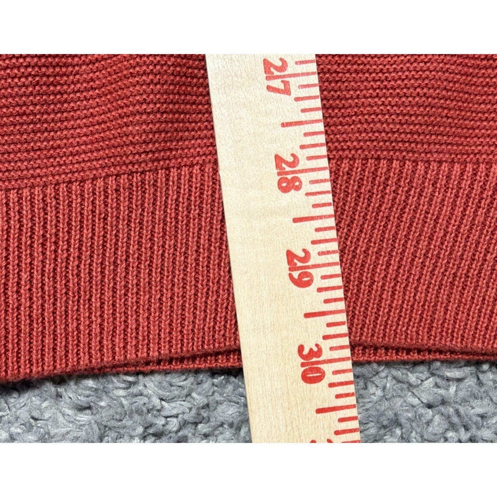 Izod NWT IZOD Men’s XL Coral Orange 100% Cotton Textured Knit Size US XL / EU 56 / 4 - 8 Thumbnail
