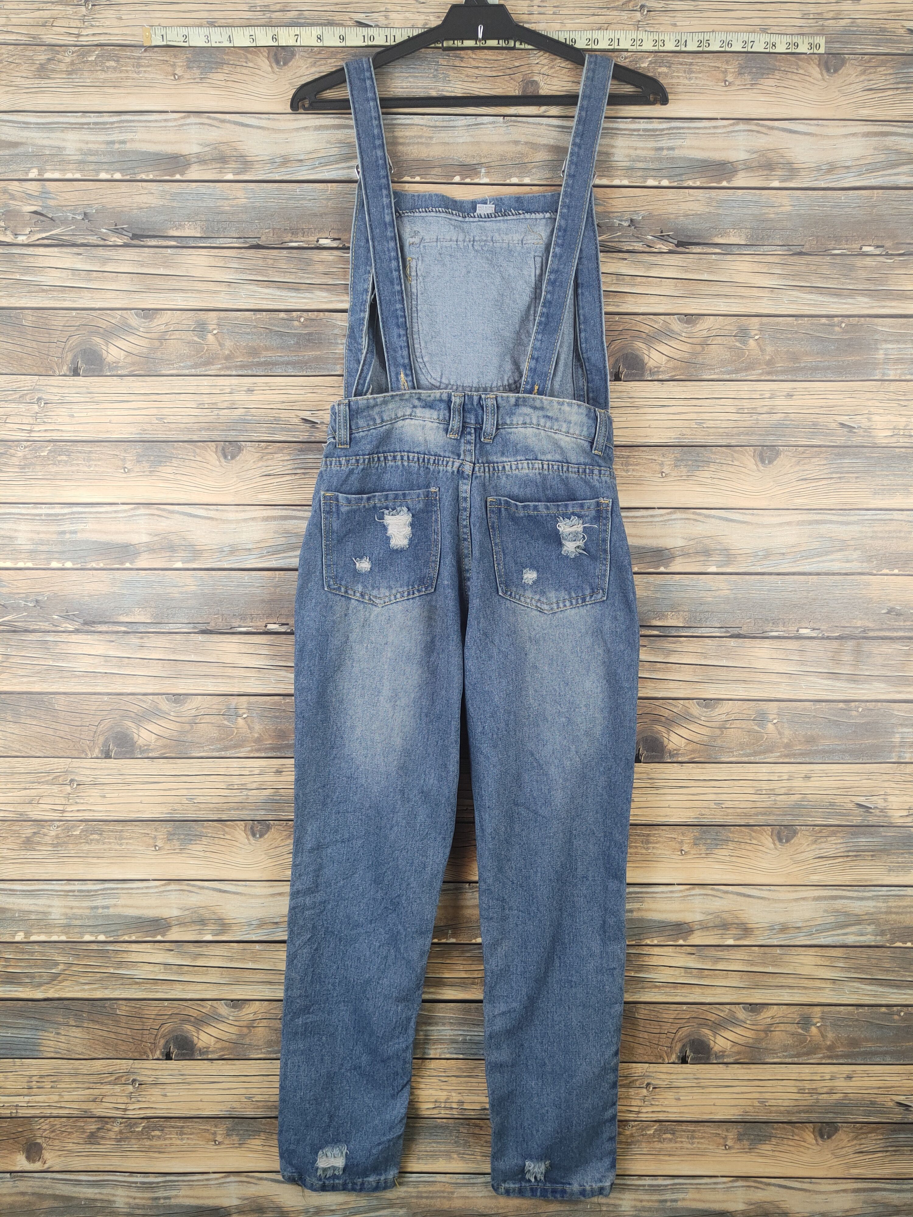 Japanese Brand × Vintage Vintage Japanese Brand Blue Denim Mickey Mouse Jumpsuits Size 27" / US 4 / IT 40 - 12 Thumbnail