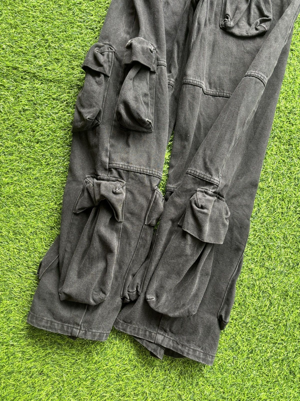 Hysteric Glamour Y2k Multi Pocket Project Wave Ifsix Punk Style Pants Size US 28 / EU 44 - 7 Thumbnail