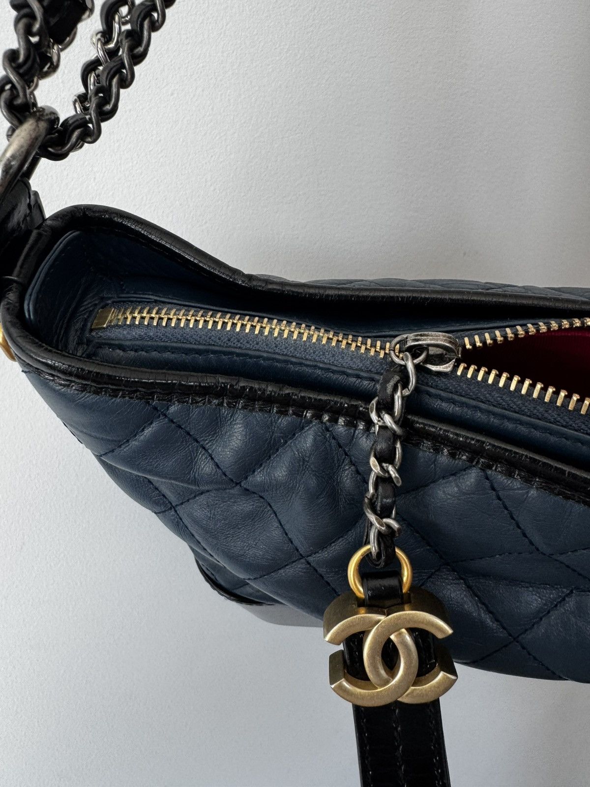 Chanel Chanel Navy Gabrielle Hobo Small Shoulder Bag Size ONE SIZE - 9 Thumbnail
