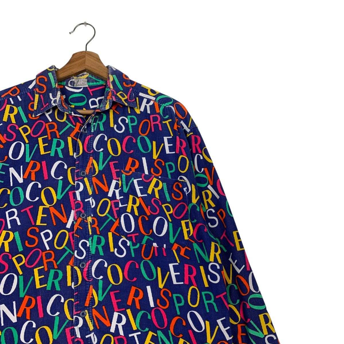 Enrico Coveri Enrico Coveri Sport Fullprint Button Shirt #2260-C100 Size US L / EU 52-54 / 3 - 5 Thumbnail