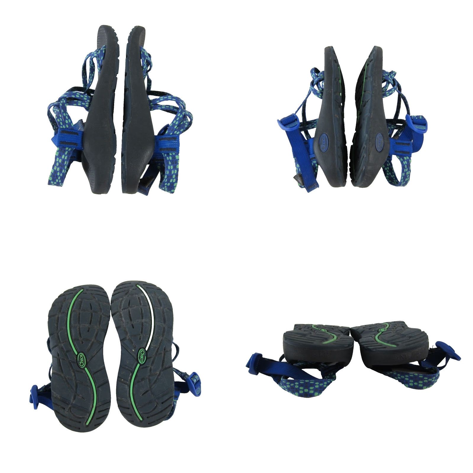 Chaco Chaco Z/X2 Classic Blue Green Double Strap Toe Loop Vibram Sandal Size W8 Size US 8 / IT 38 - 8 Thumbnail