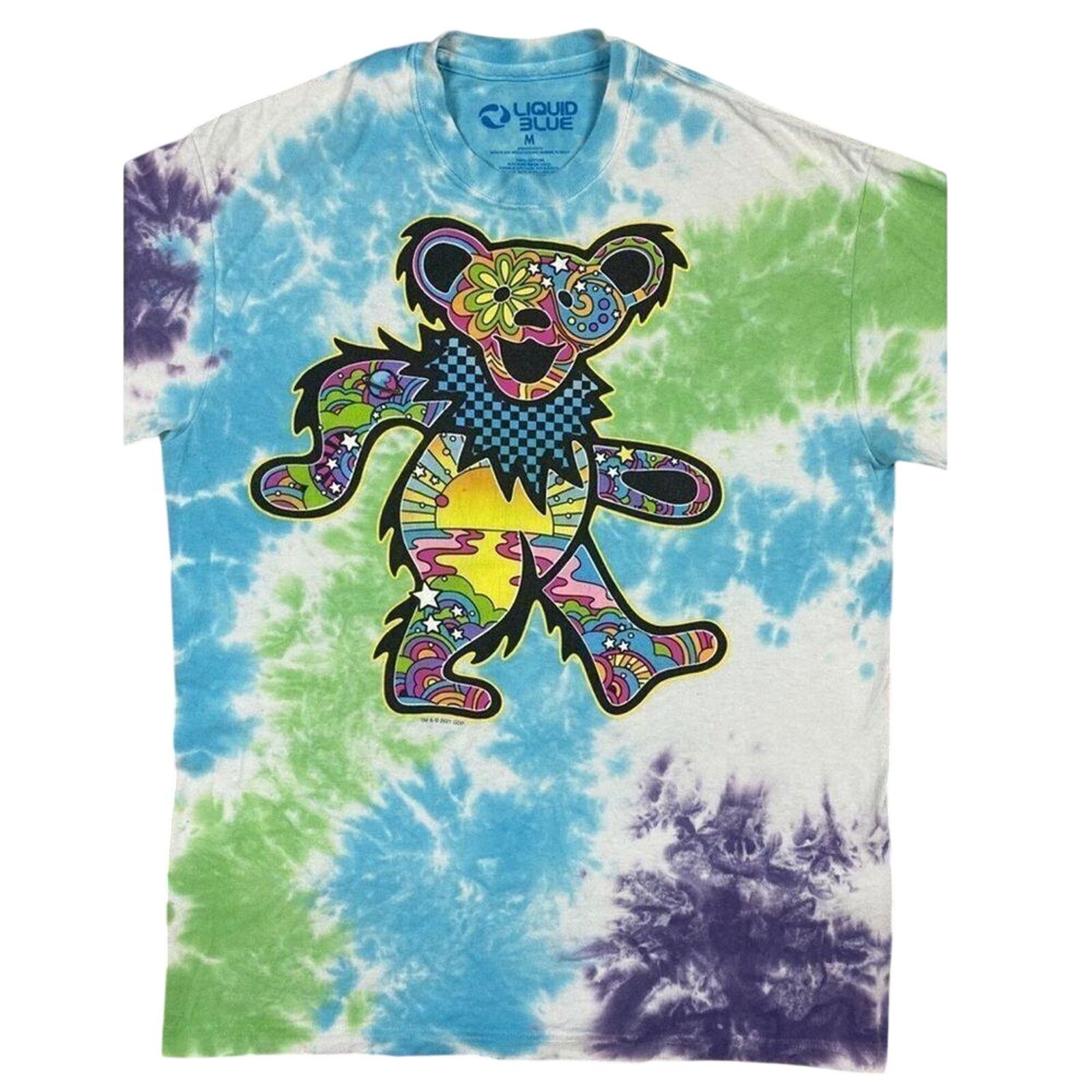 Liquid Blue LIQUID BLUE Grateful Dead Bear Psychedelic Sunrise Tee Size M / US 6-8 / IT 42-44 - 3 Thumbnail