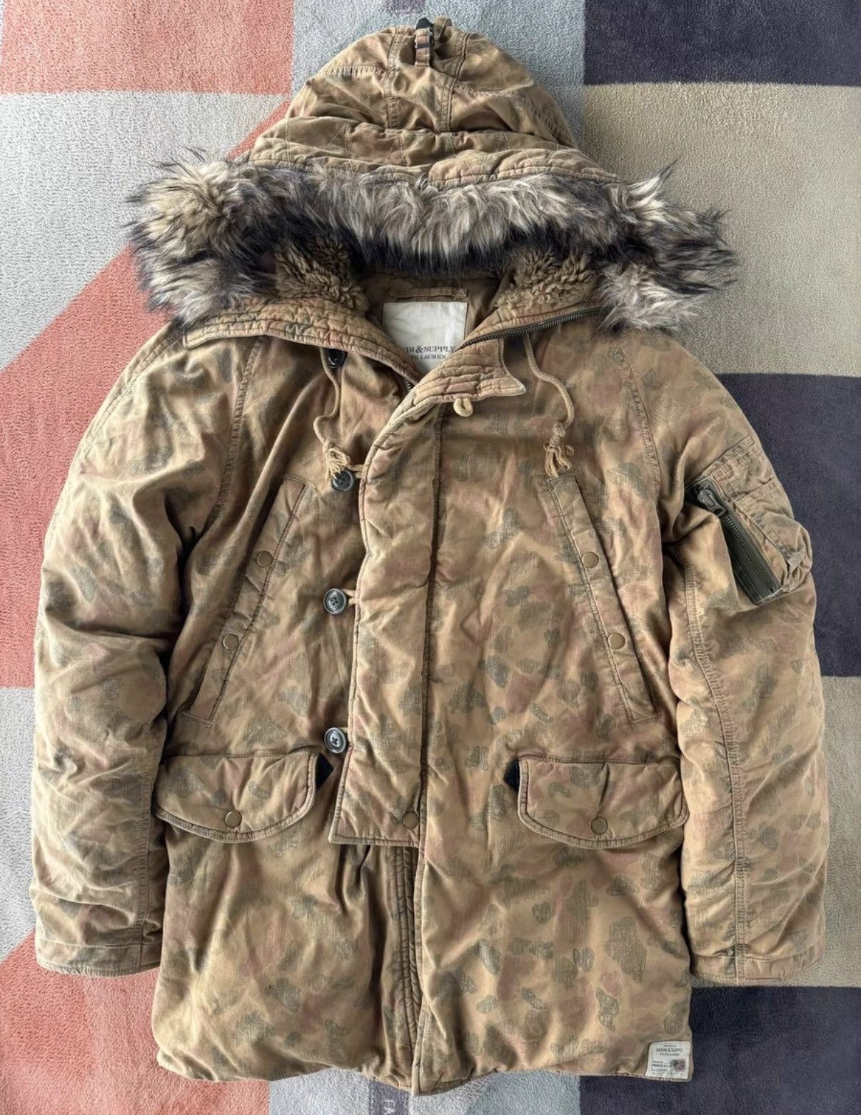 Denim & Supply Ralph Lauren Ralph Lauren Denim Supply Native Graphic Down Jacket K22 Size US XS / EU 42 / 0 - 2 Thumbnail