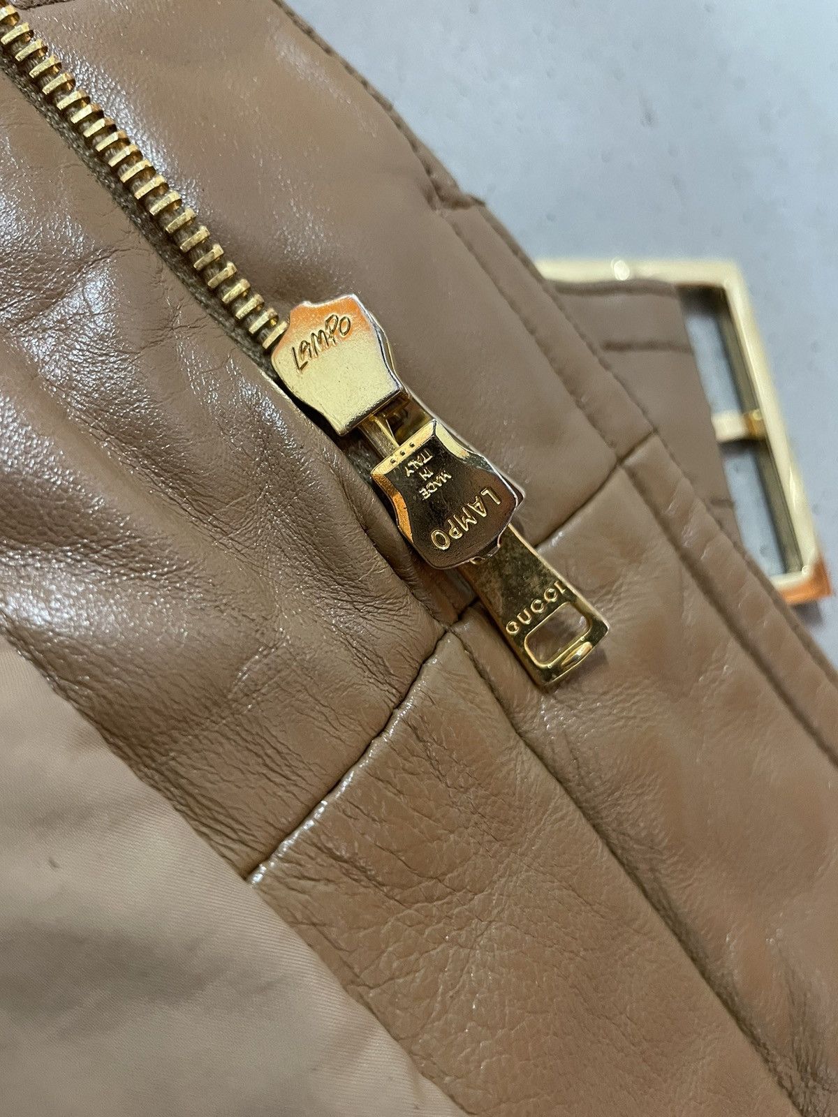 Gucci Runway Opening Fall2000-2001 Gucci Leather Jacket Size US M / EU 48-50 / 2 - 16 Thumbnail