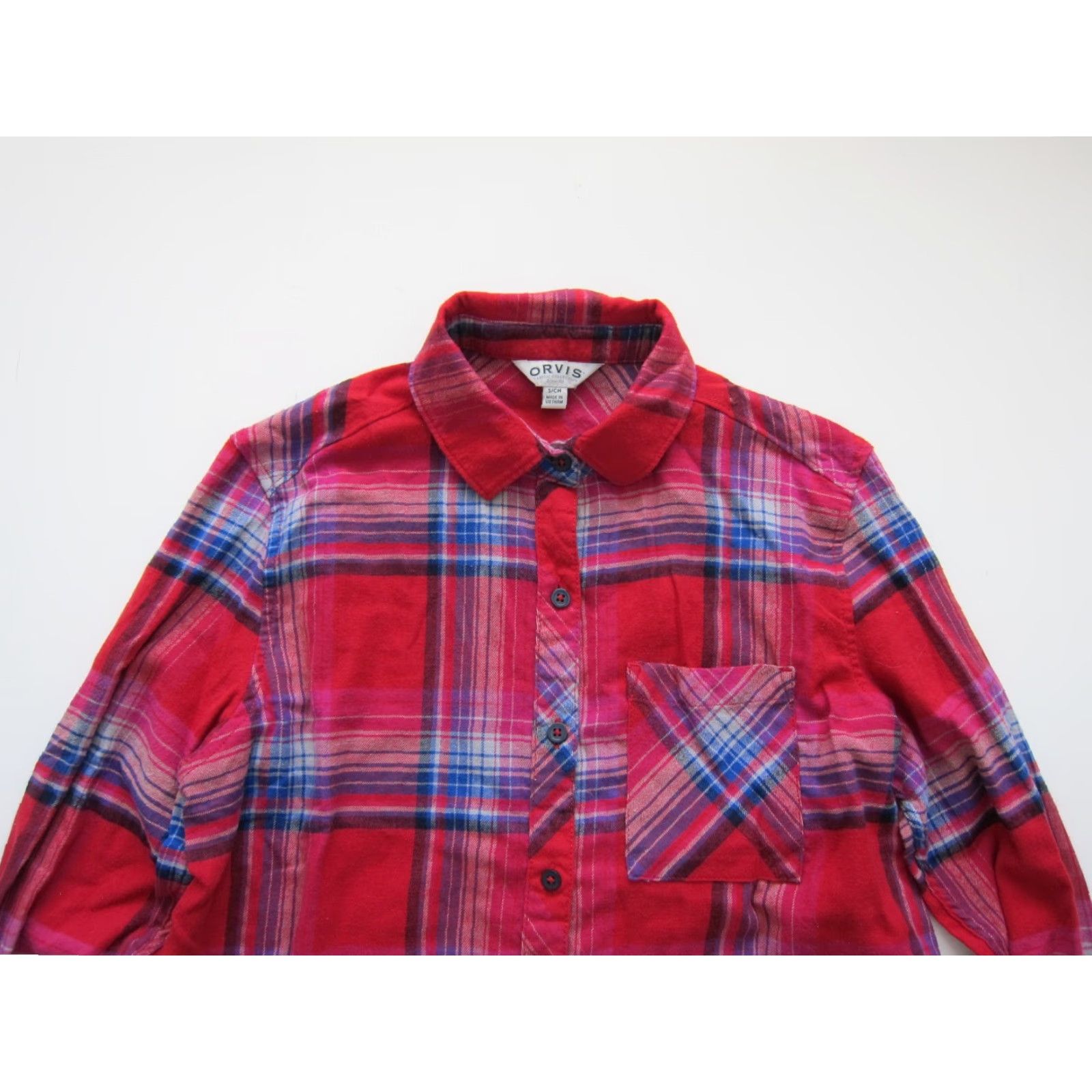 Orvis Orvis Cotton Pink Red Plaid Button Down Long Sleeve Shirt Small Women XS-? Size S / US 4 / IT 40 - 4 Thumbnail