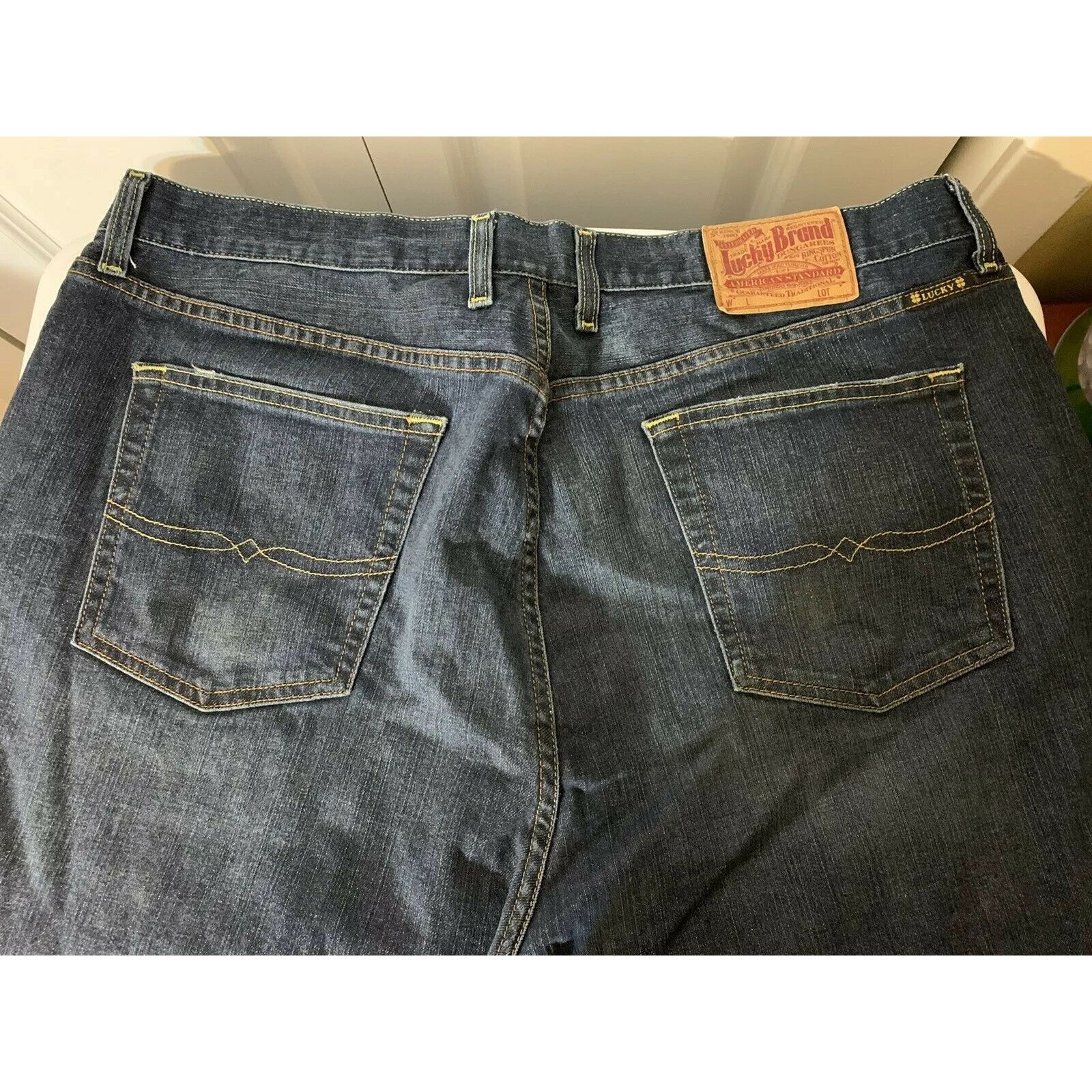 Lucky Brand Lucky Brand Zipper Fly Dungarees Denim Jeans W 40 L 31 Size US 40 / EU 56 - 9 Thumbnail