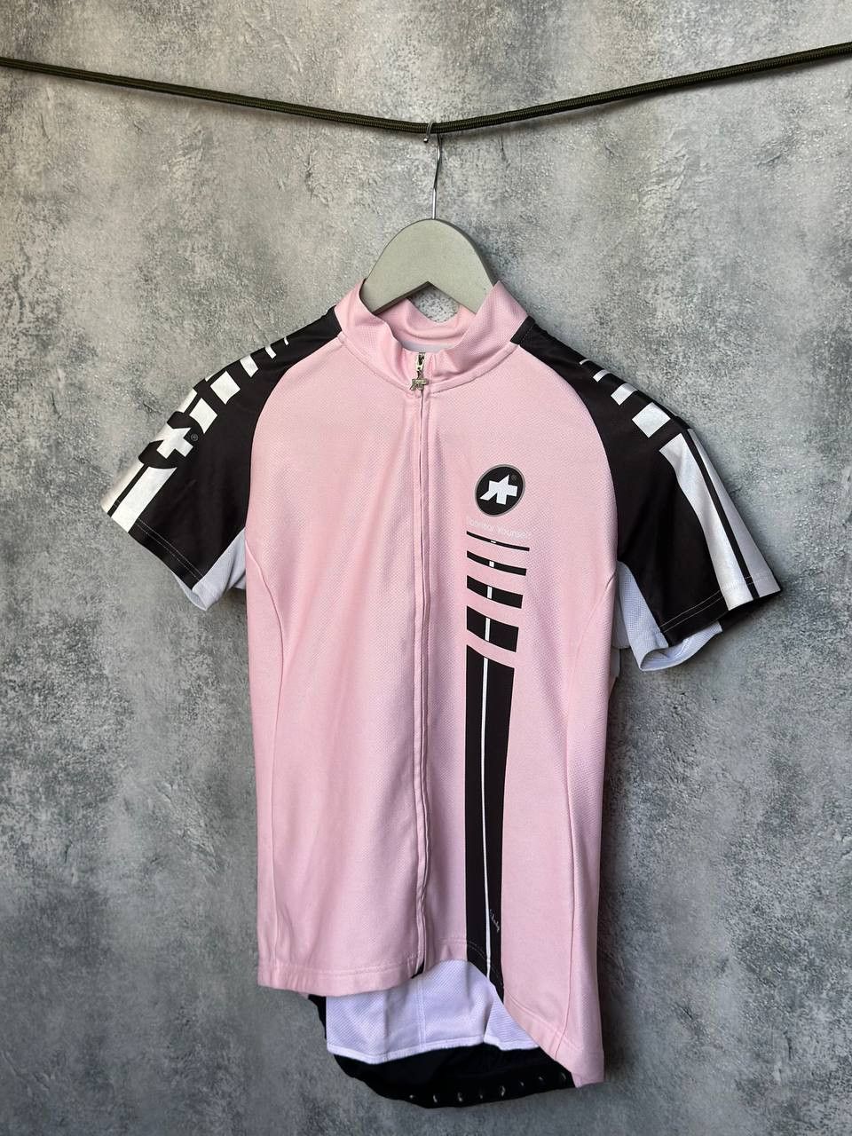 Other Assos Cycling Jersey Pink Black Full Zip Short Sleeve Lady Size XL / US 12-14 / IT 48-50 - 1 Thumbnail