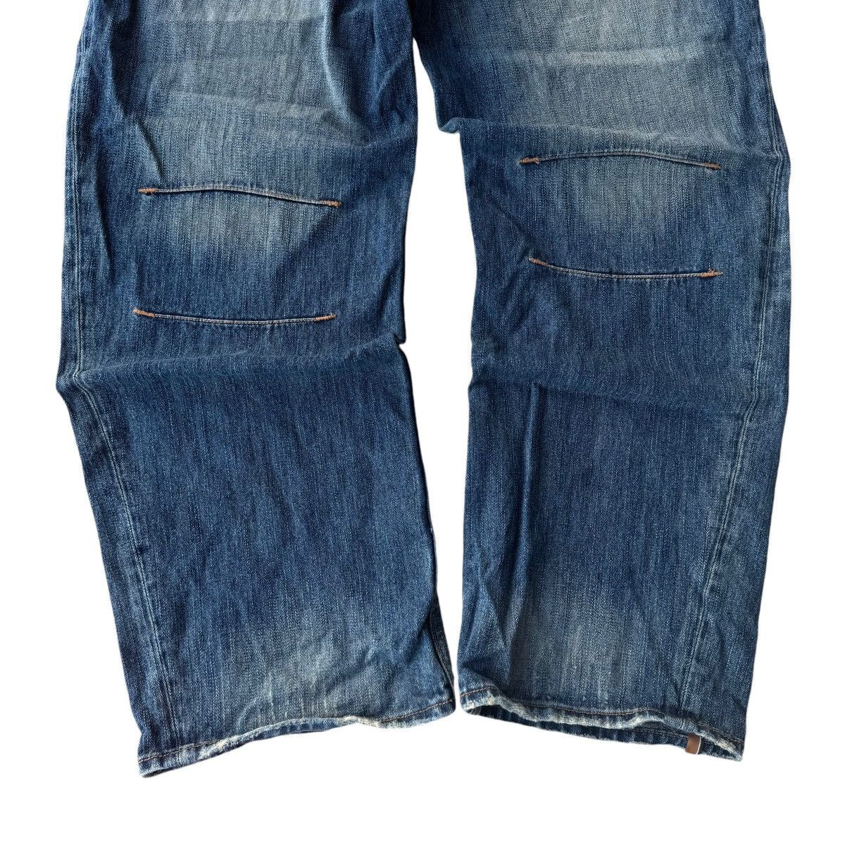 Playboi Carti × Rocawear × Southpole 10” LEG OPENING VINTAGE ROCAWEAR BAGGY EMBROIDERED JEANS Y2K Size US 36 / EU 52 - 3 Thumbnail
