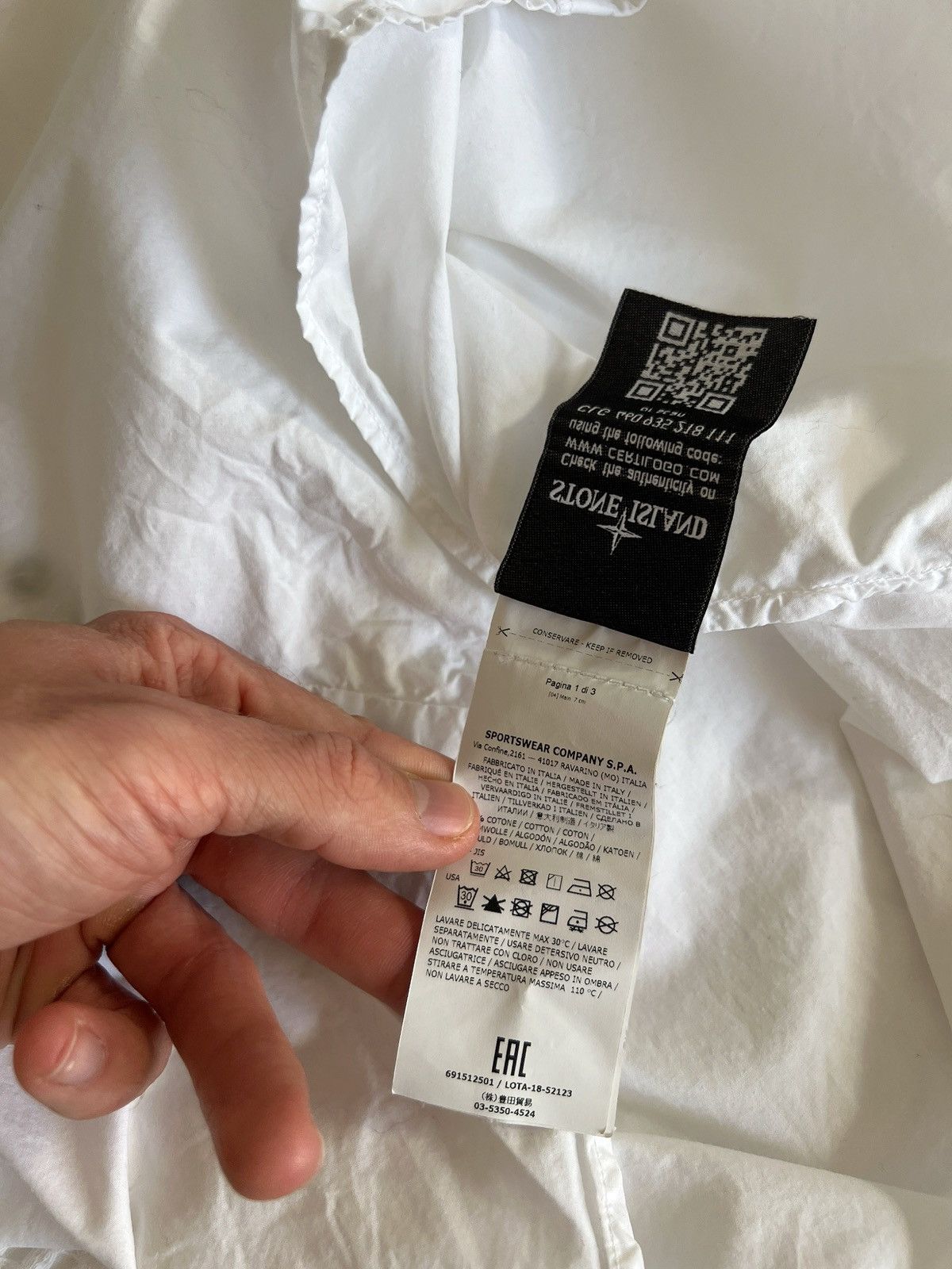 Stone Island Stone Island Shirt Size US S / EU 44-46 / 1 - 8 Thumbnail
